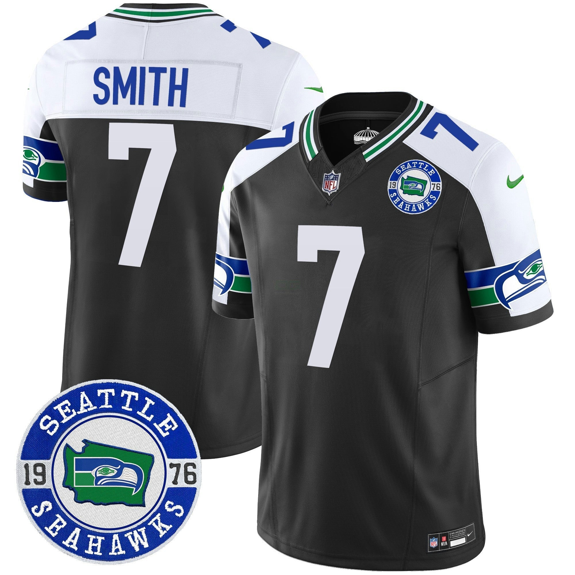 Camisa NFL Men’s Throwback Est. 1976 Patch Vapor Limited Jersey