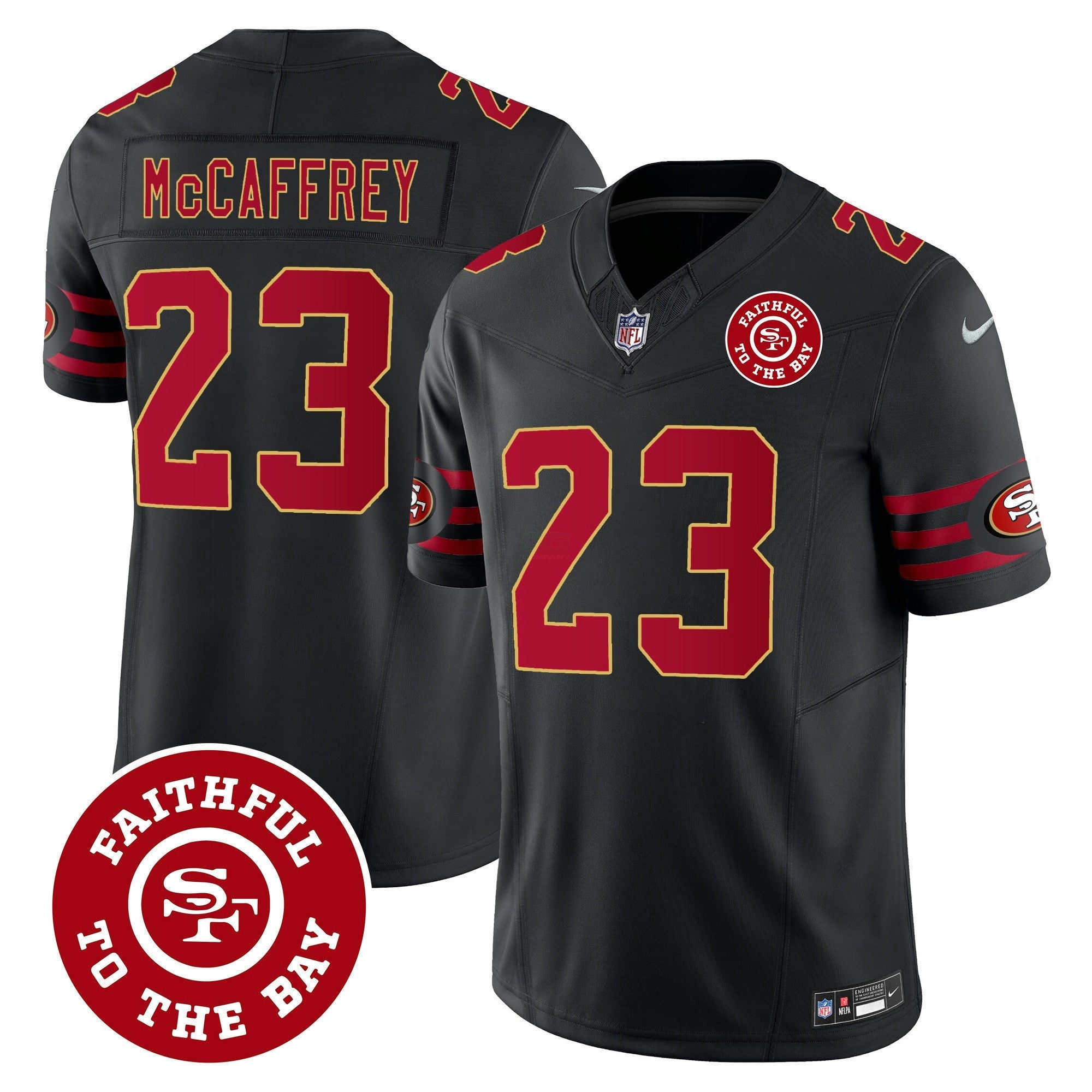 Camisa NFL Men’s Throwback Faithful To The Bay Patch Vapor Limited Jersey
