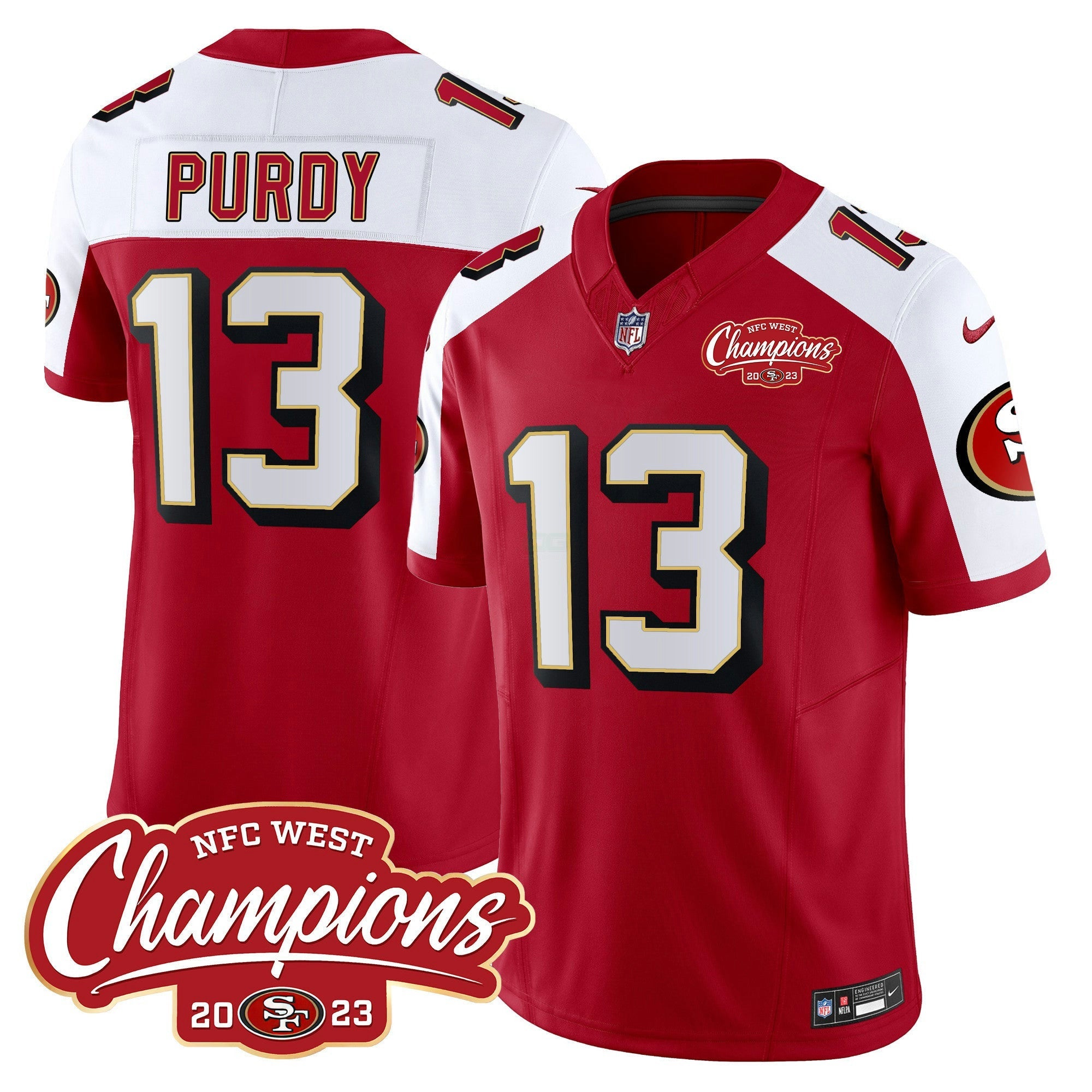 Camisa NFL Men’s Throwback NFC West Champions Patch Vapor Jersey
