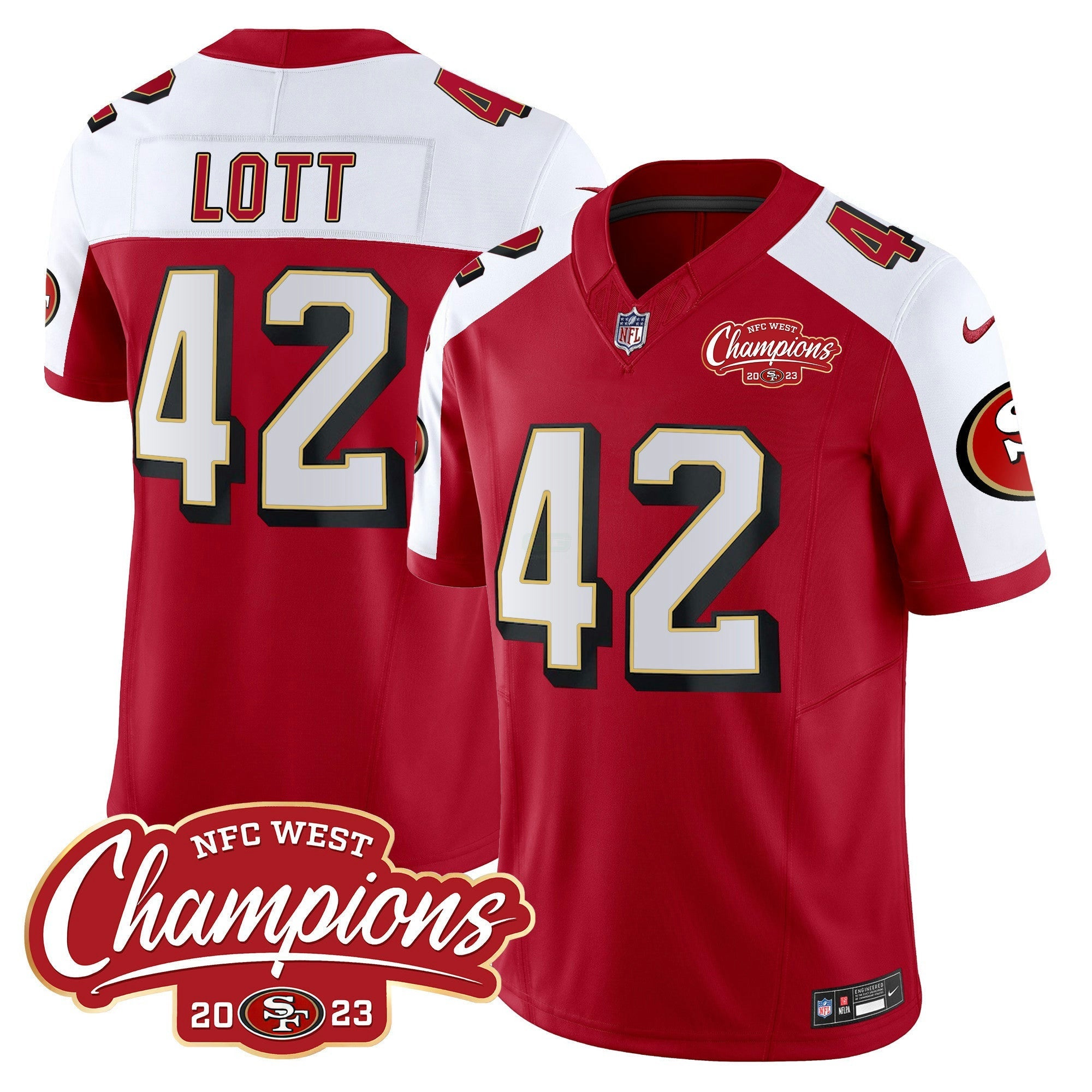 Camisa NFL Men’s Throwback NFC West Champions Patch Vapor Jersey