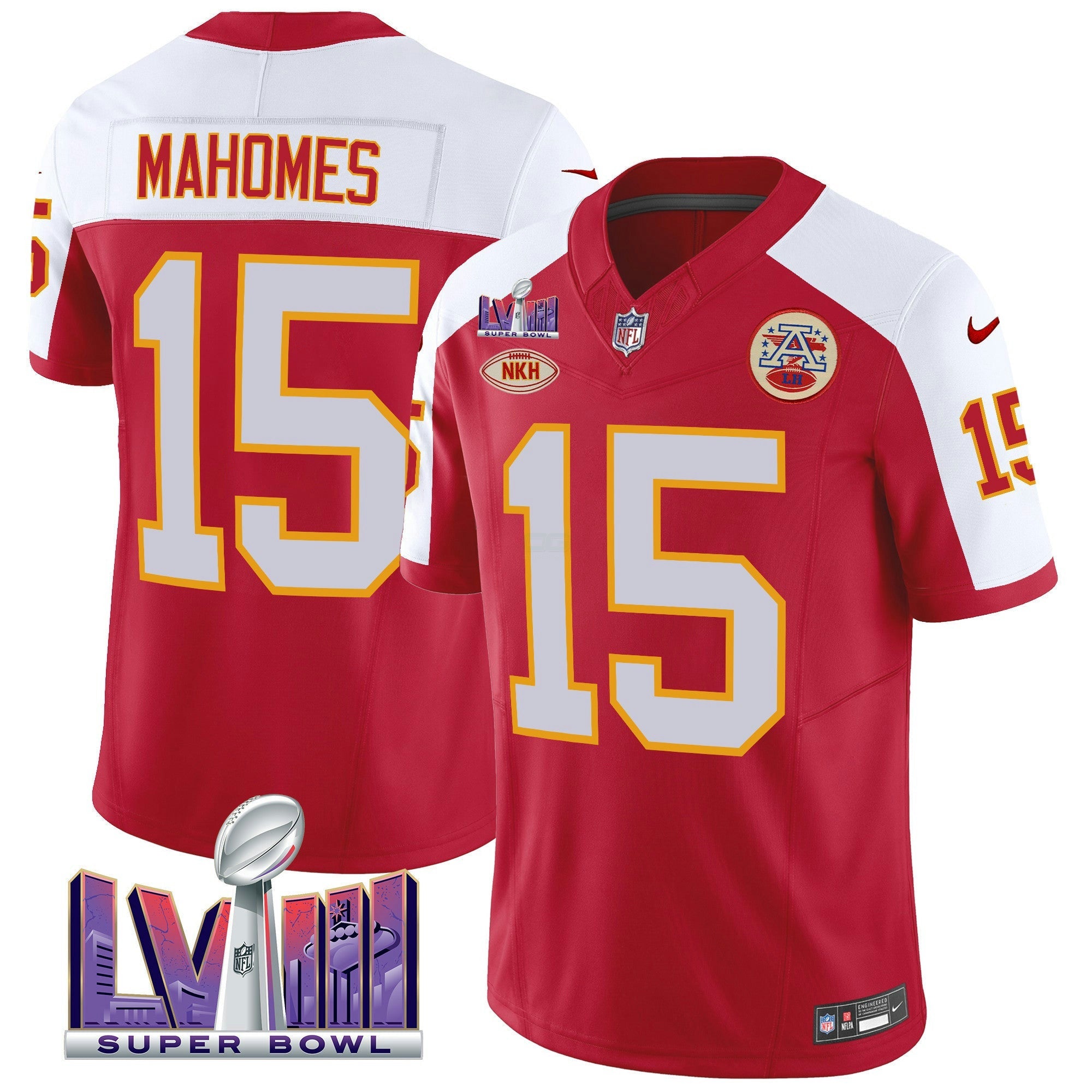 Camisa NFL Men’s Throwback Super Bowl LVIII Vapor Jersey