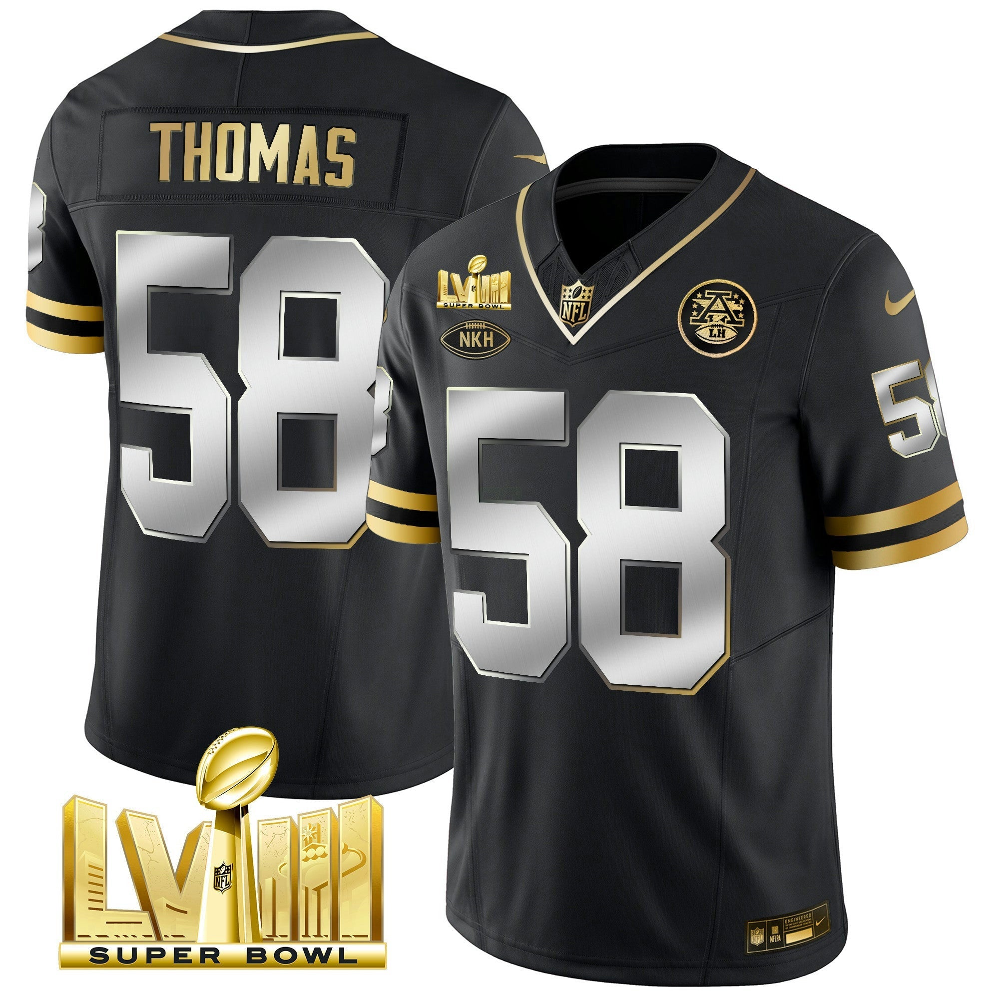 Camisa NFL Men’s Throwback Super Bowl LVIII Vapor Jersey