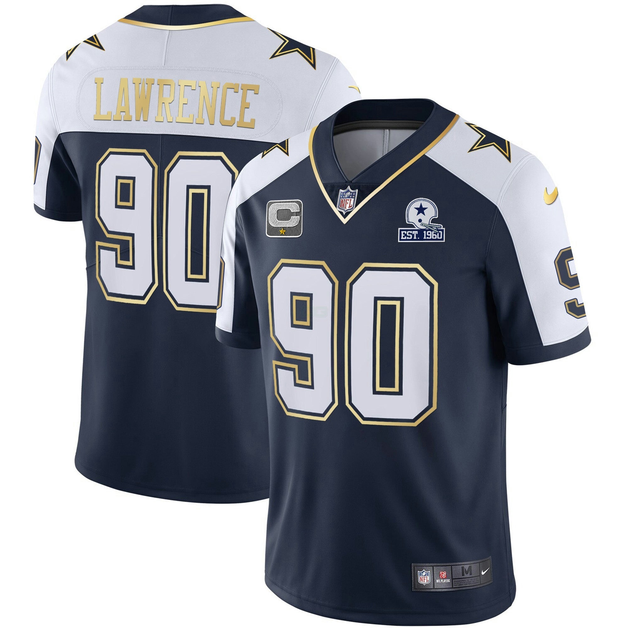 Camisa NFL Men’s Vapor Dourada Jersey