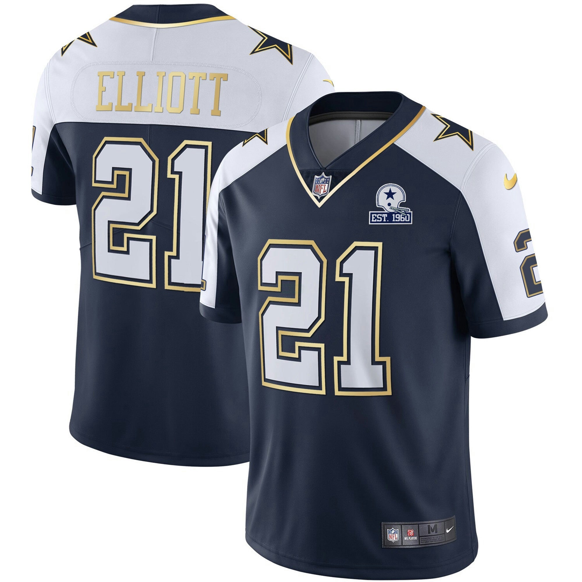 Camisa NFL Men’s Vapor Dourada Jersey