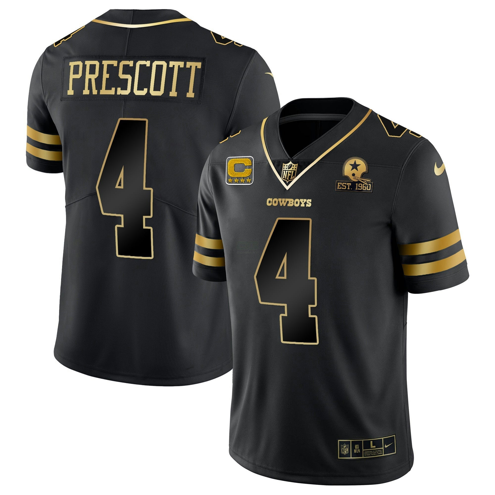 Camisa NFL Men’s Vapor Dourada Jersey