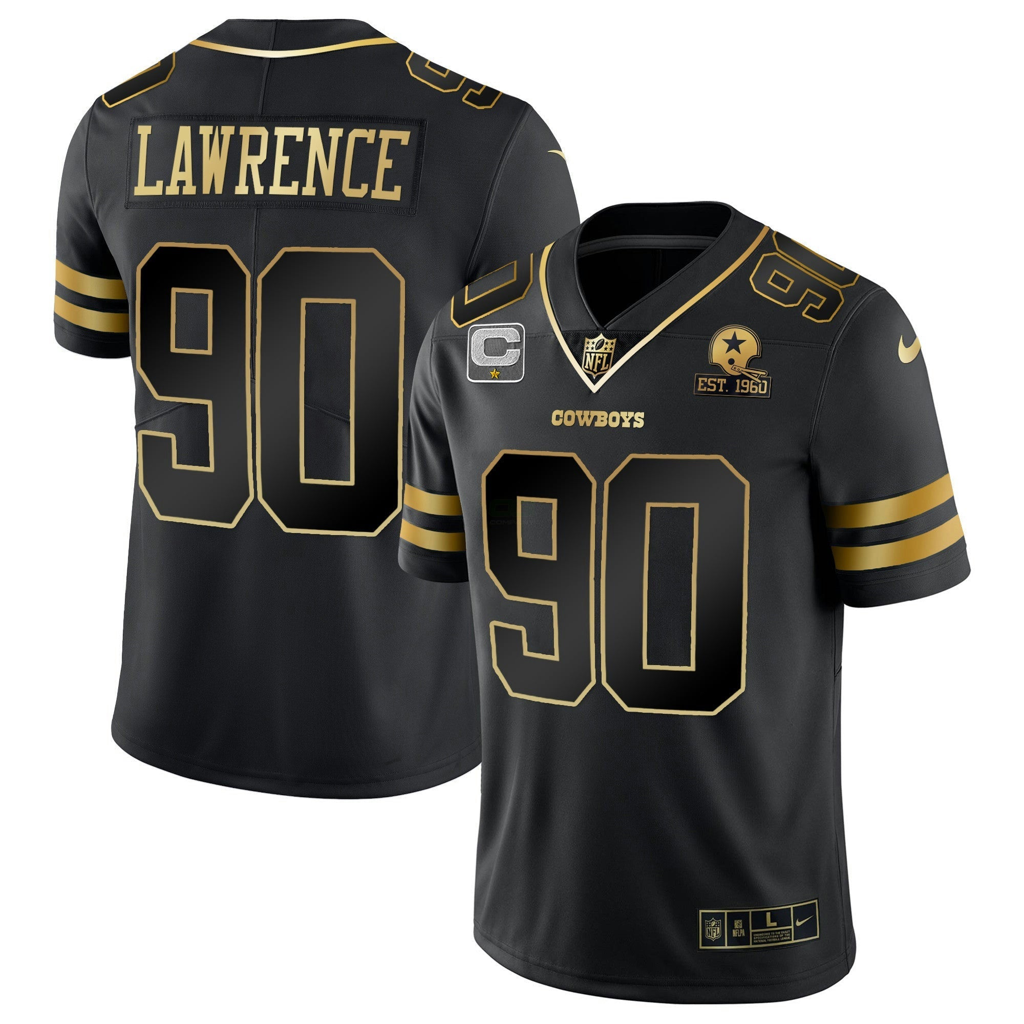 Camisa NFL Men’s Vapor Dourada Jersey