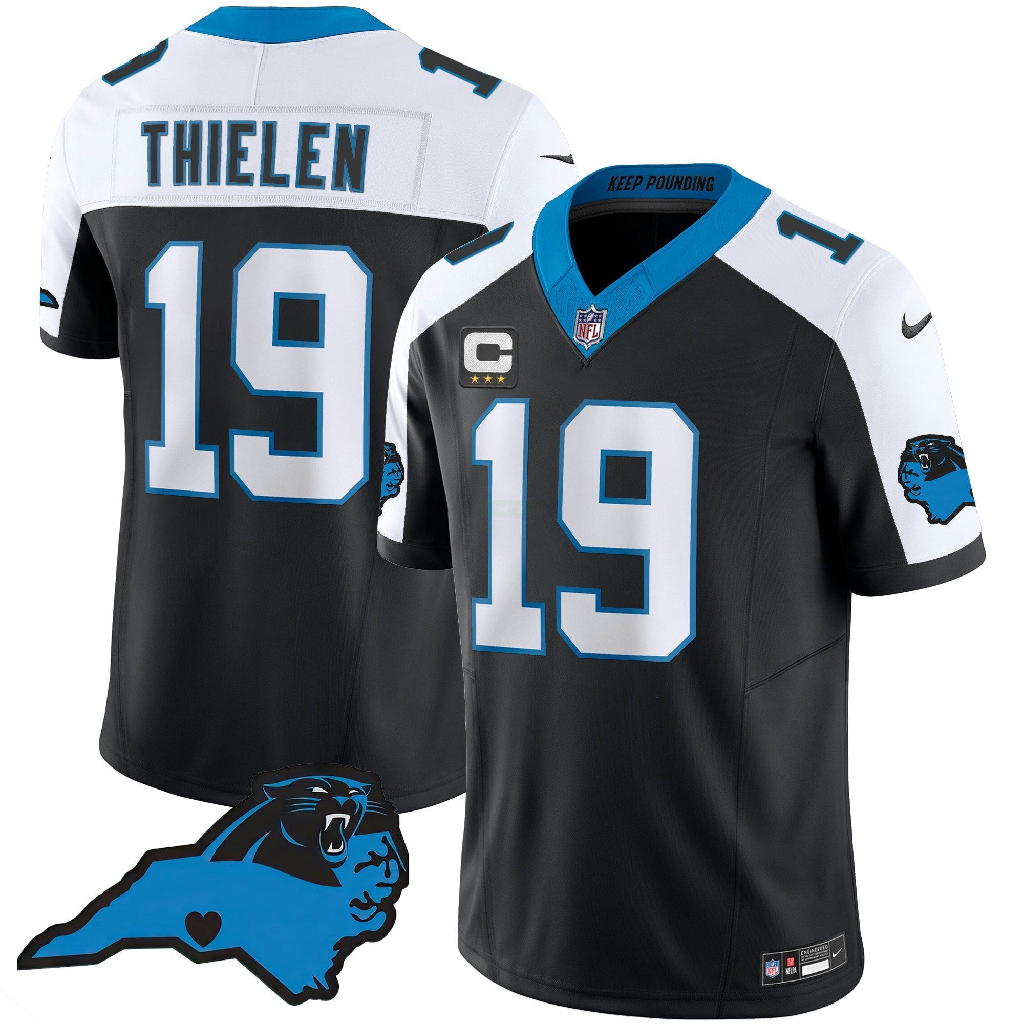 Camisa NFL Men’s Vapor Limited Jersey – Carolina Patch