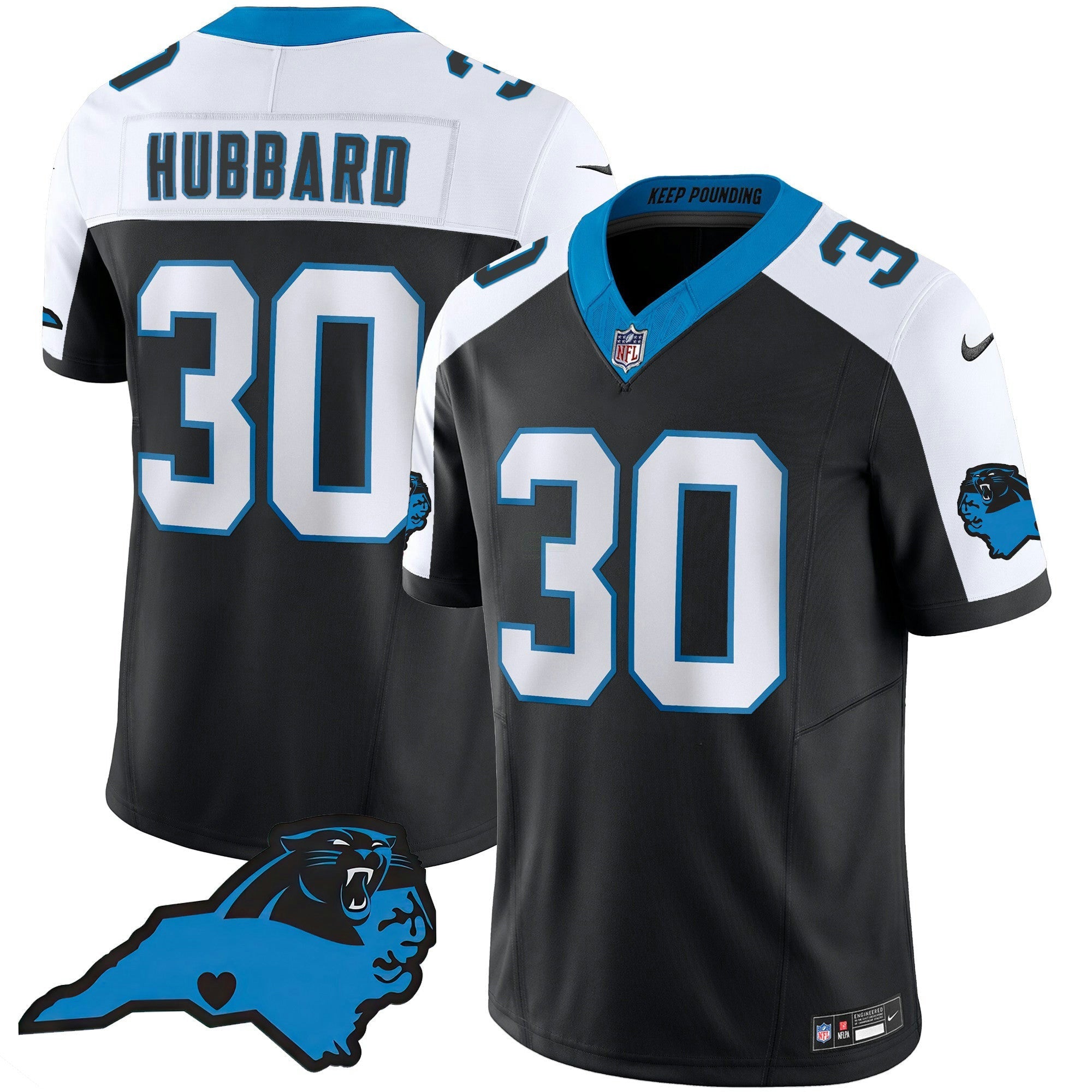 Camisa NFL Men’s Vapor Limited Jersey – Carolina Patch