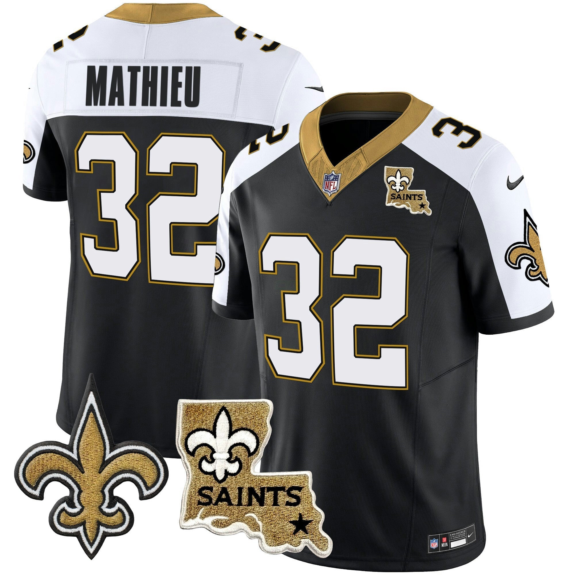 Camisa NFL Men’s Vapor Limited Jersey – New Orleans Patch