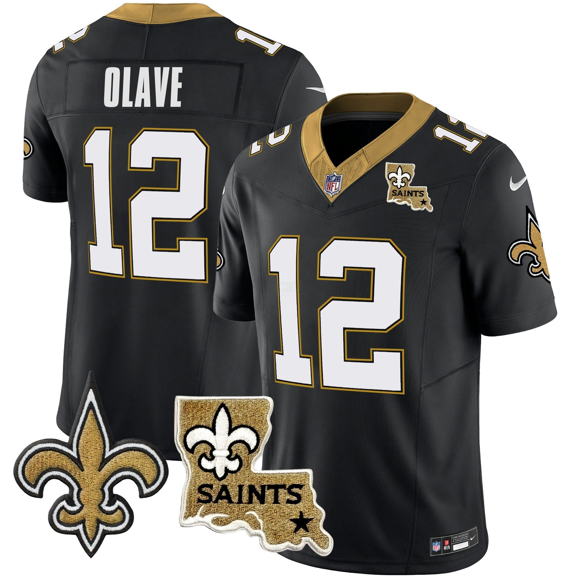 Camisa NFL Men’s Vapor Limited Jersey – New Orleans Patch