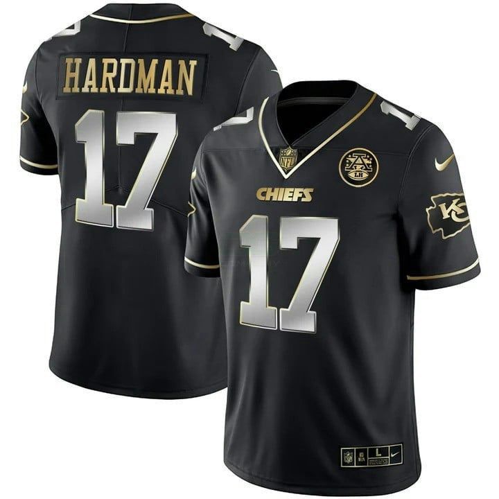 Camisa NFL Men’s Vapor Preta Vermelha Dourada Limited