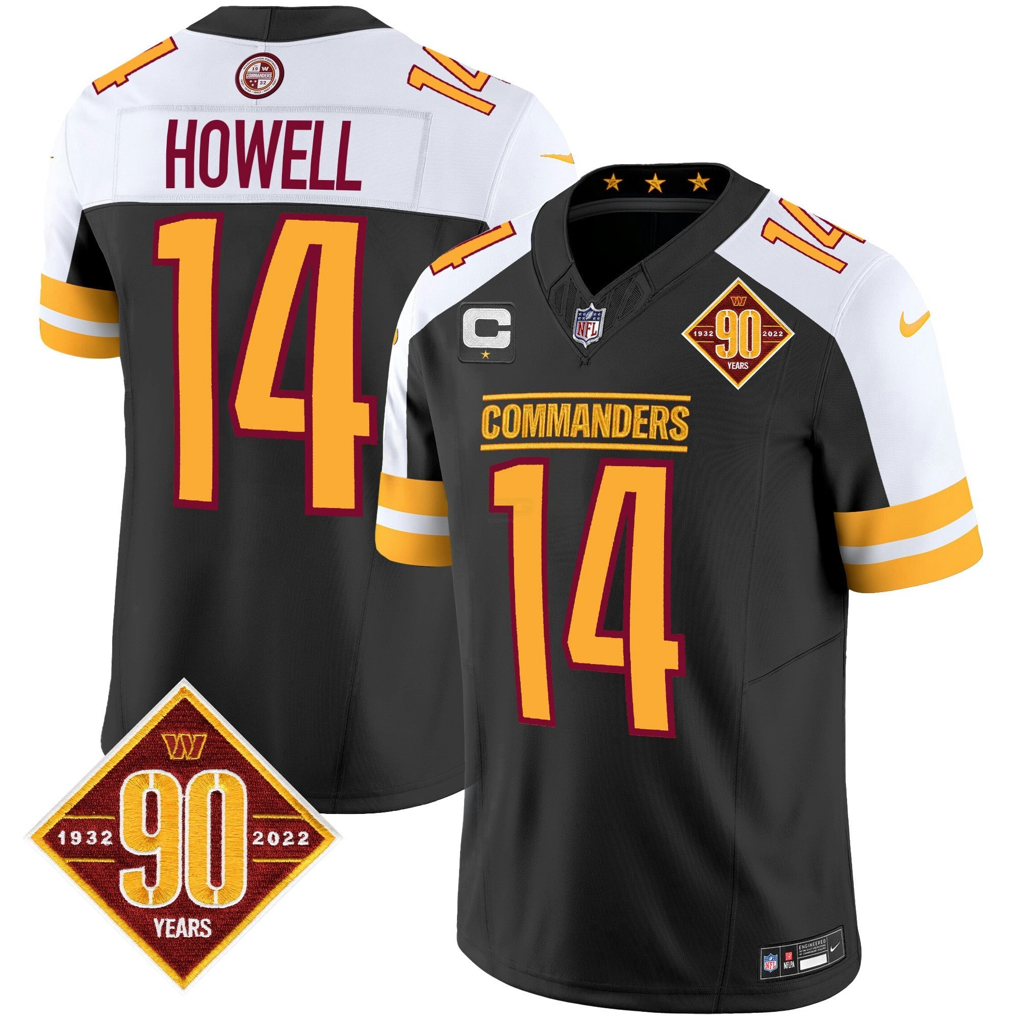 Camisa NFL Men’s Washington 90th Anniversary Patch Vapor Jersey V2