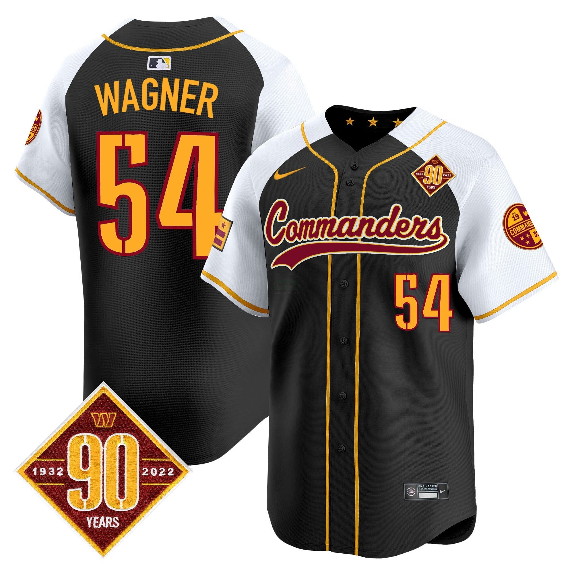 Camisa NFL Men’s Washington 90th Anniversary Patch Vapor Premier Limited Jersey