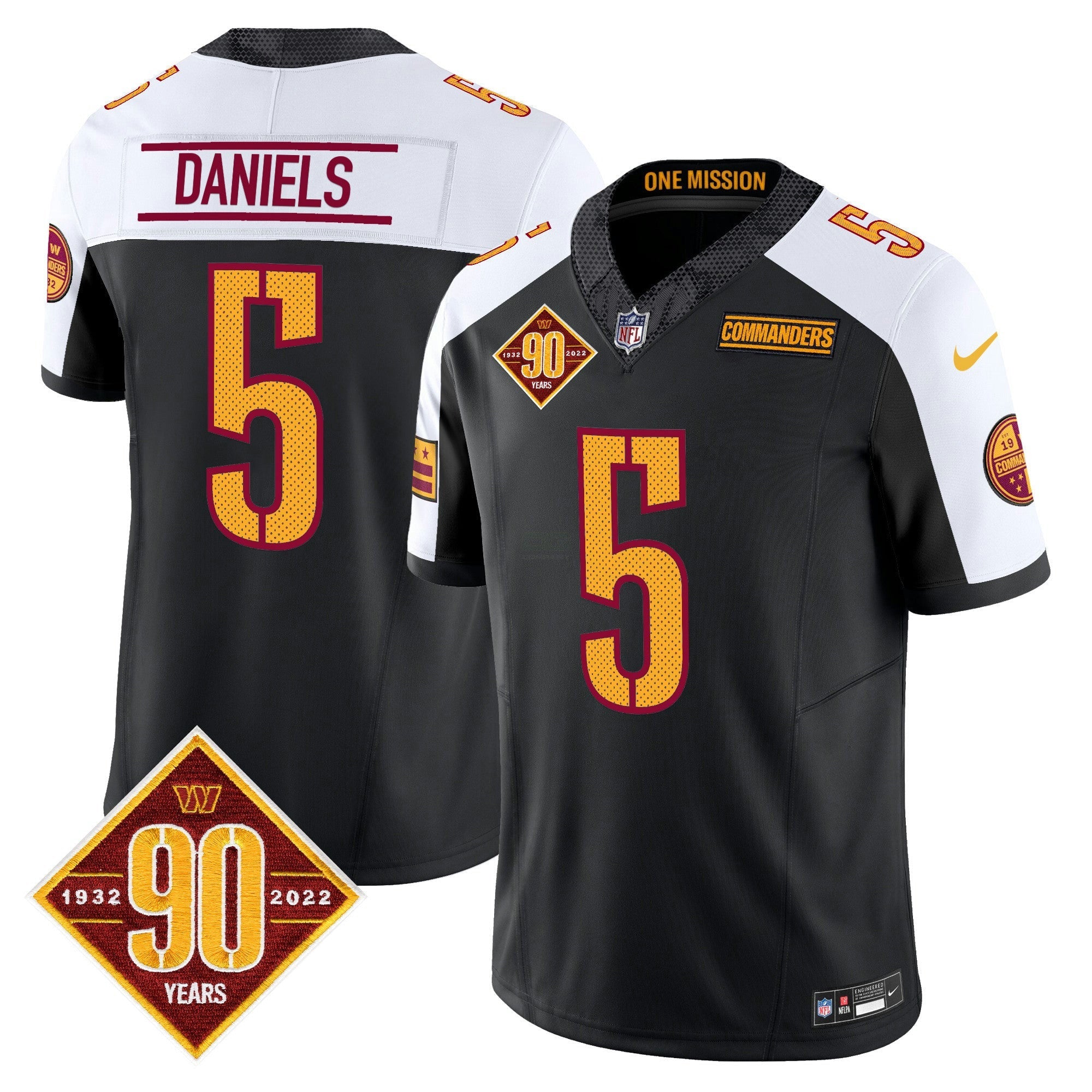 Camisa NFL Men’s Washington 90th Anniversary Vapor Limited Jersey V4