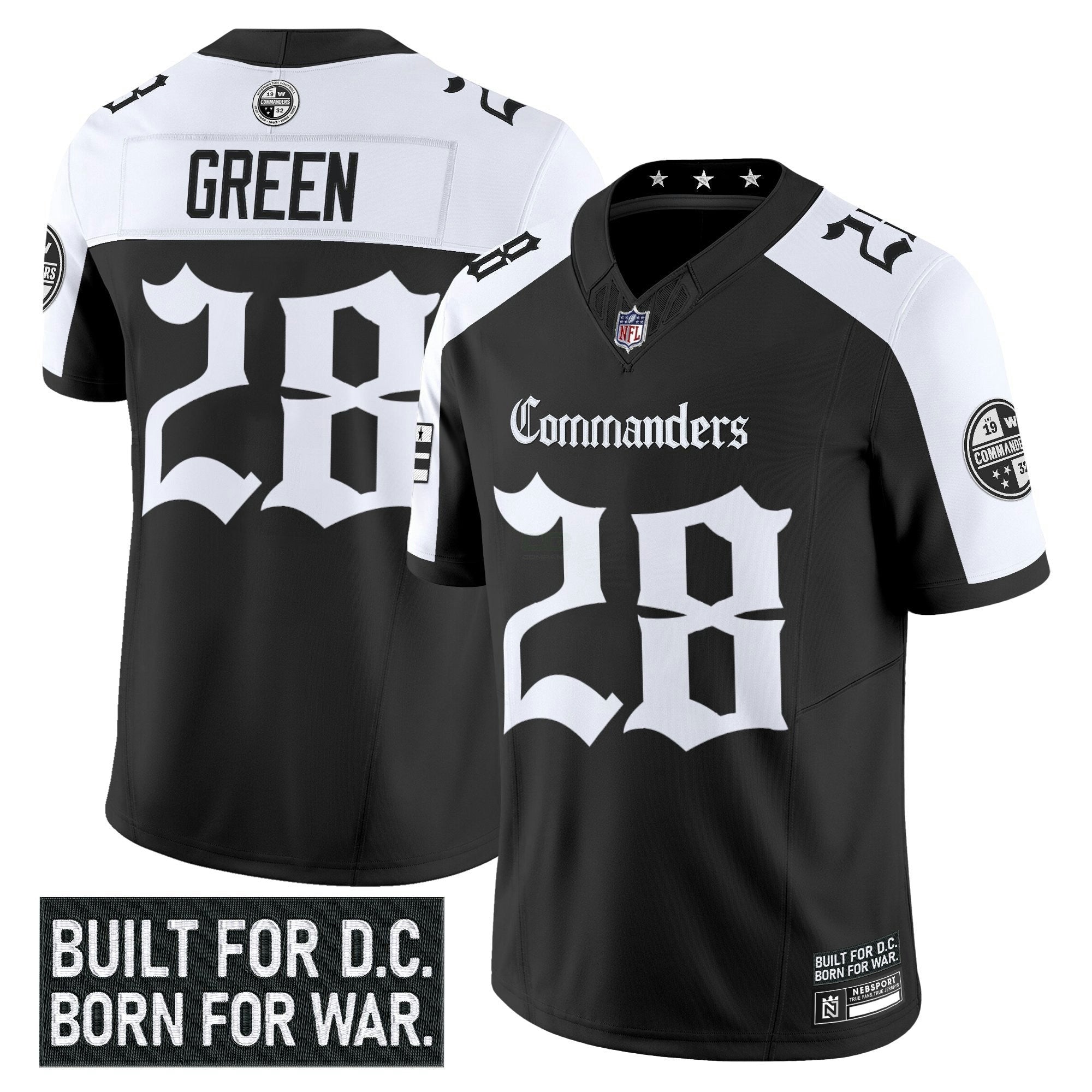 Camisa NFL Men’s Washington ‘Gothic Capitol Shadows Edition’ Vapor Limited Jersey
