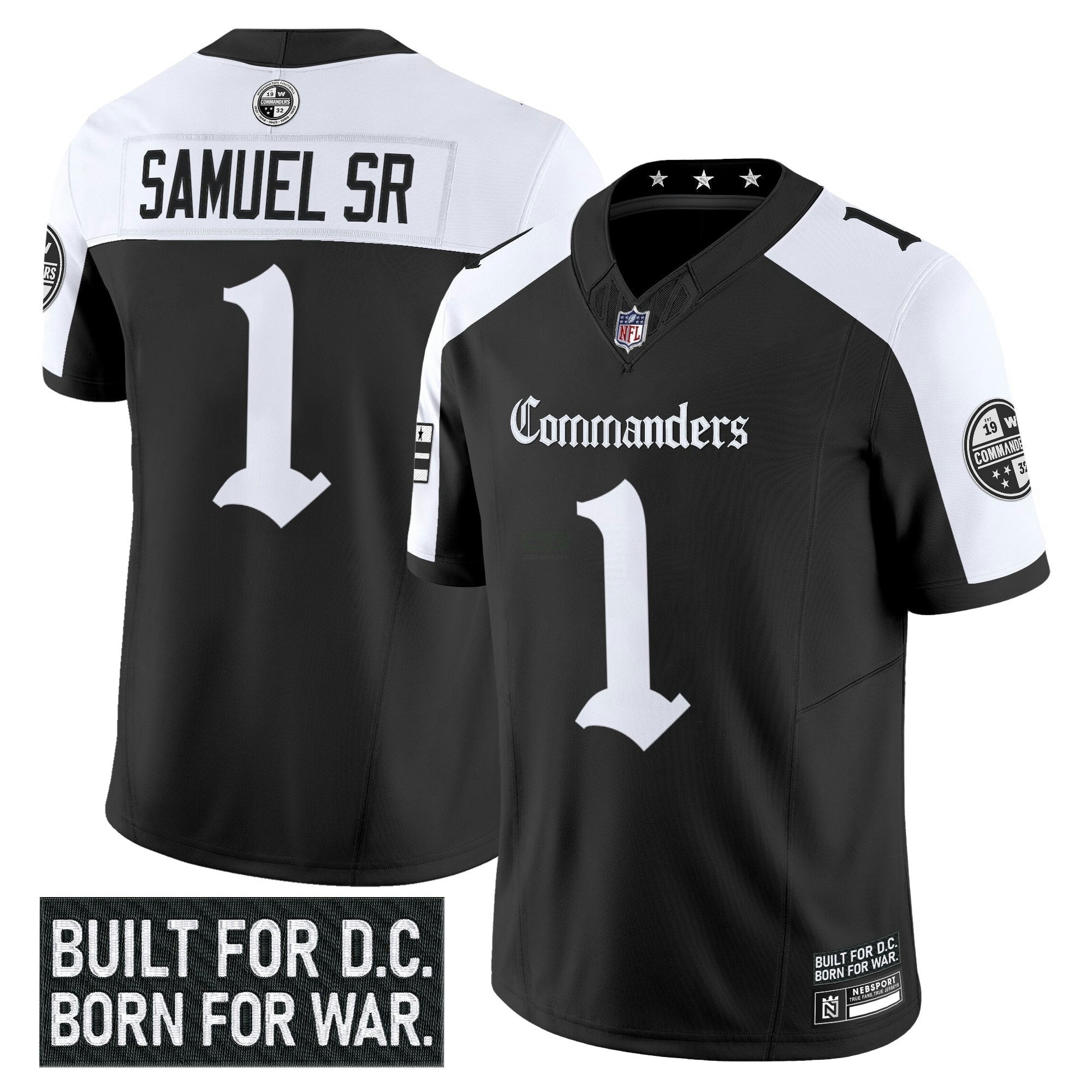Camisa NFL Men’s Washington ‘Gothic Capitol Shadows Edition’ Vapor Limited Jersey