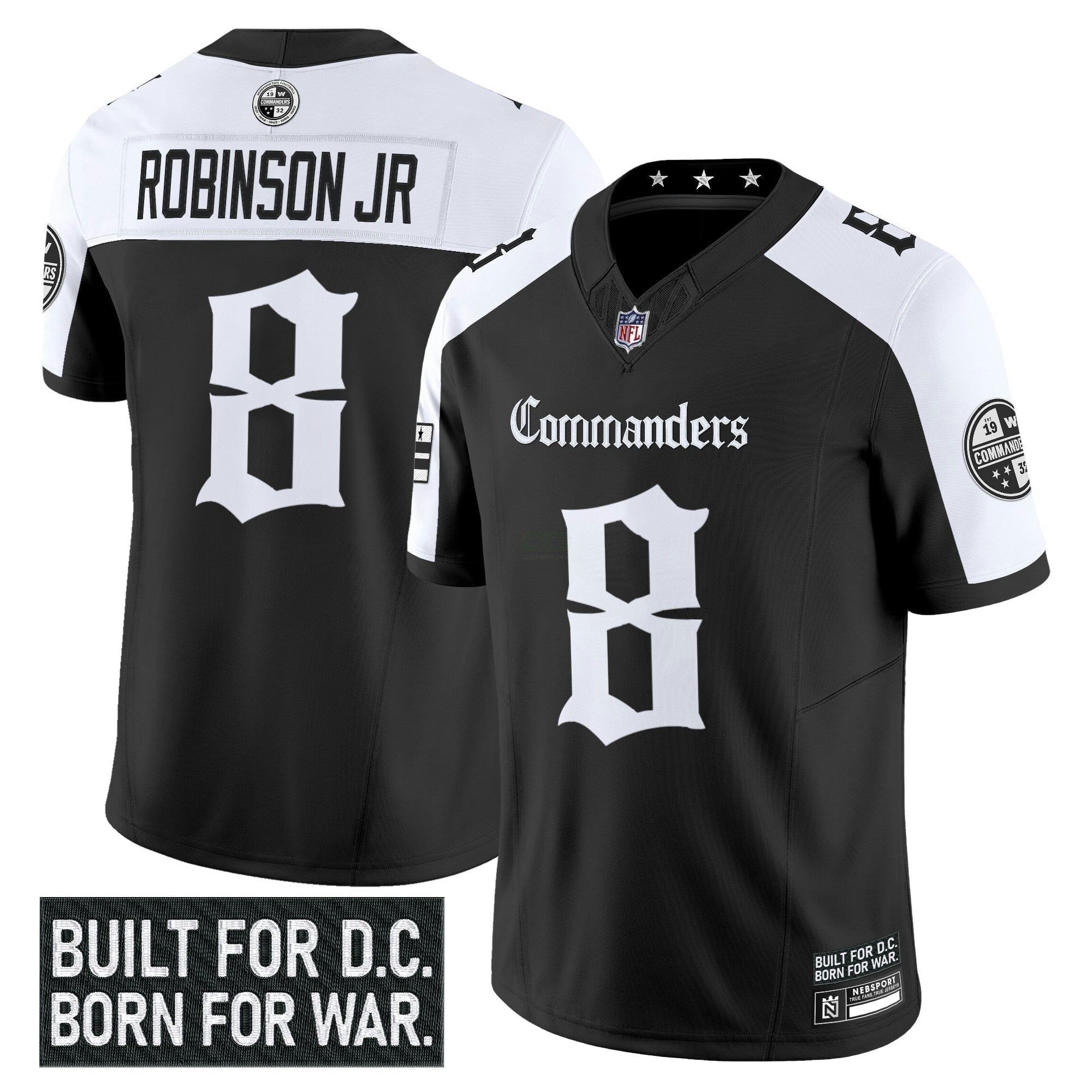 Camisa NFL Men’s Washington ‘Gothic Capitol Shadows Edition’ Vapor Limited Jersey