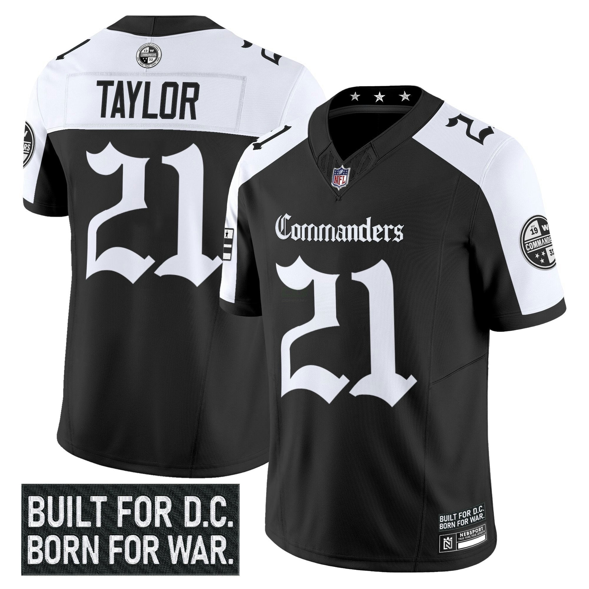 Camisa NFL Men’s Washington ‘Gothic Capitol Shadows Edition’ Vapor Limited Jersey