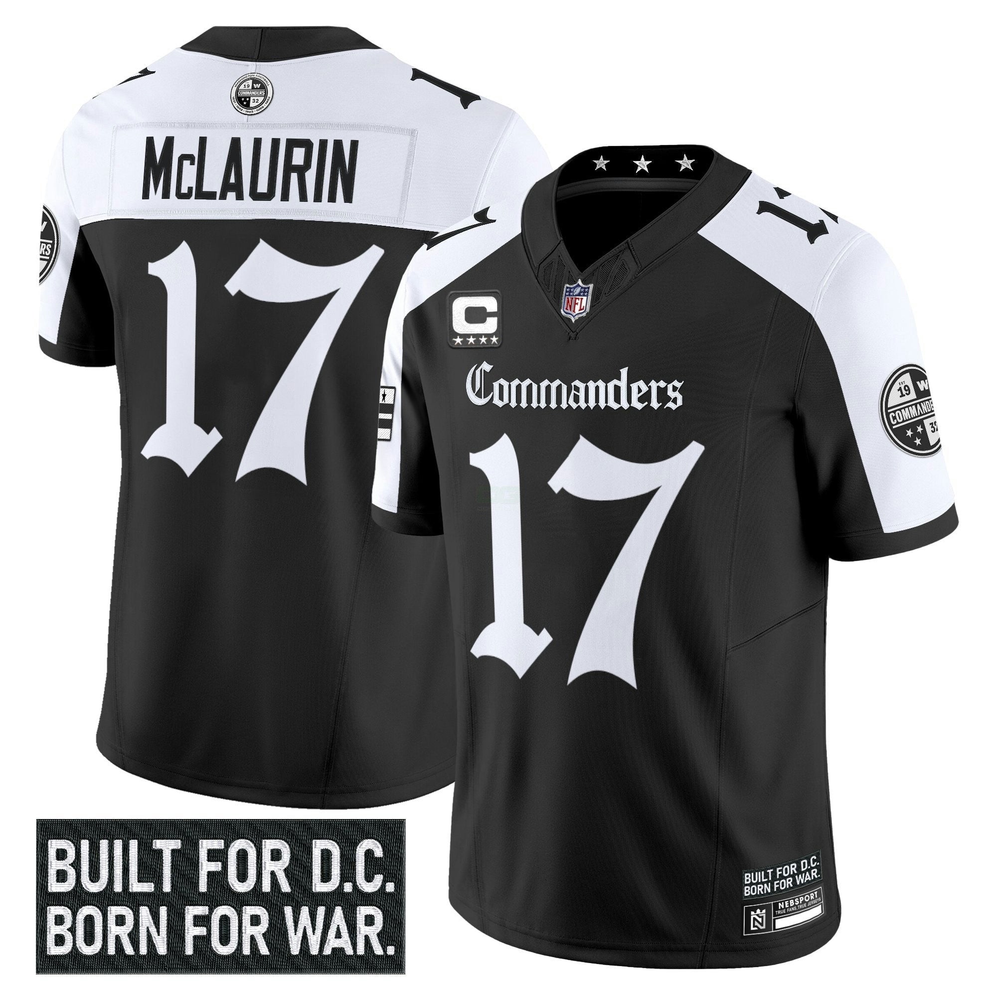 Camisa NFL Men’s Washington ‘Gothic Capitol Shadows Edition’ Vapor Limited Jersey