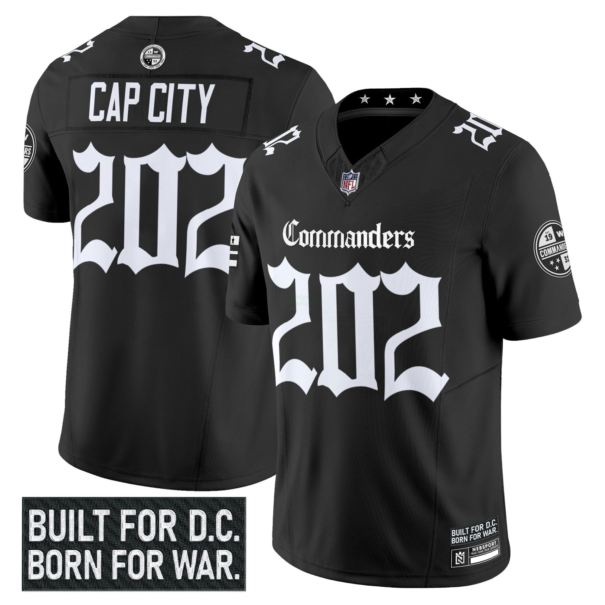Camisa NFL Men’s Washington ‘Gothic Capitol Shadows Edition’ Vapor Limited Jersey