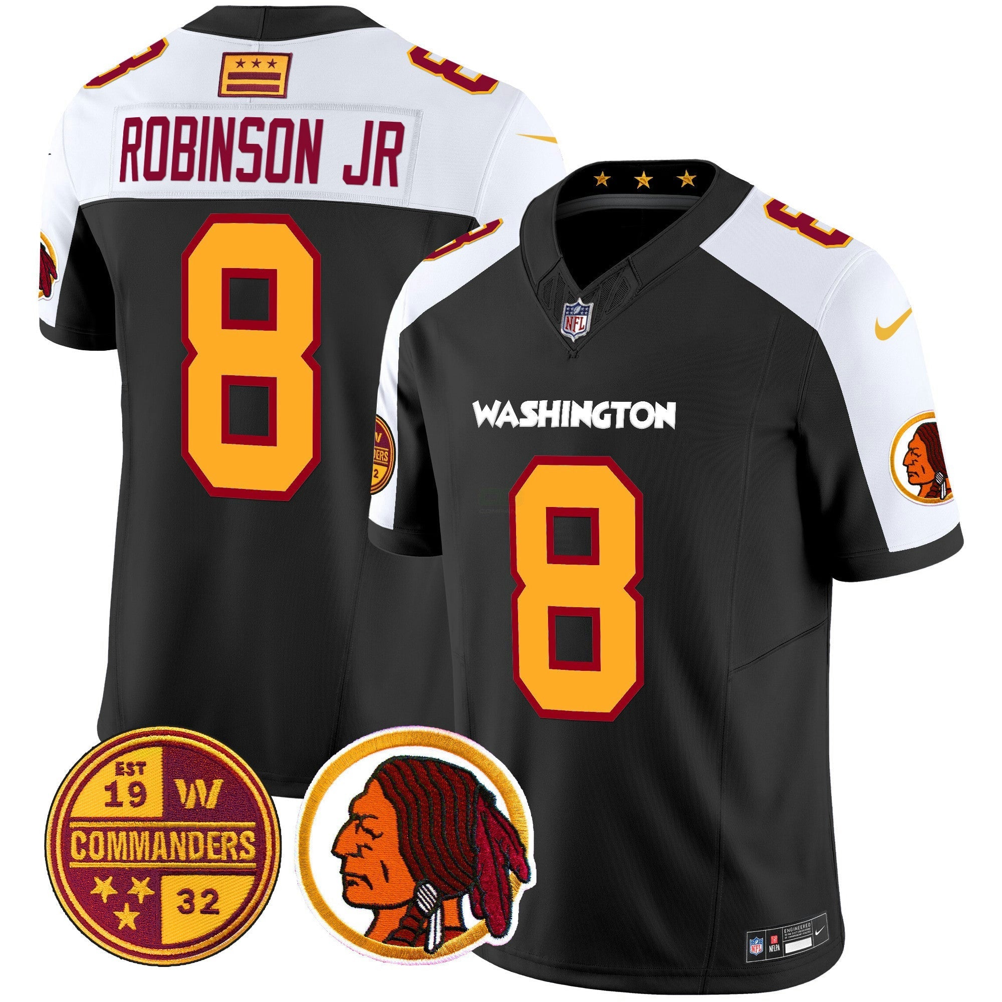 Camisa NFL Men’s Washington Half Redskins & Vapor Limited Jersey