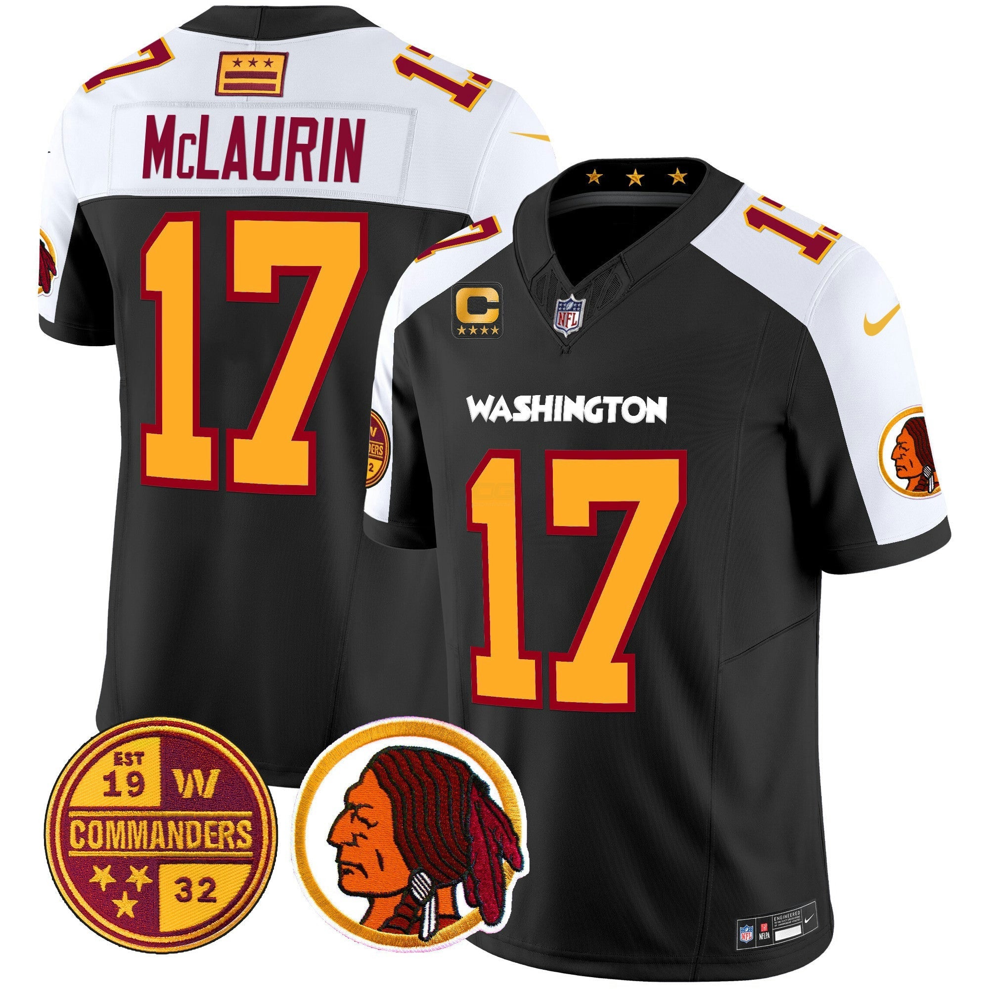 Camisa NFL Men’s Washington Half Redskins & Vapor Limited Jersey