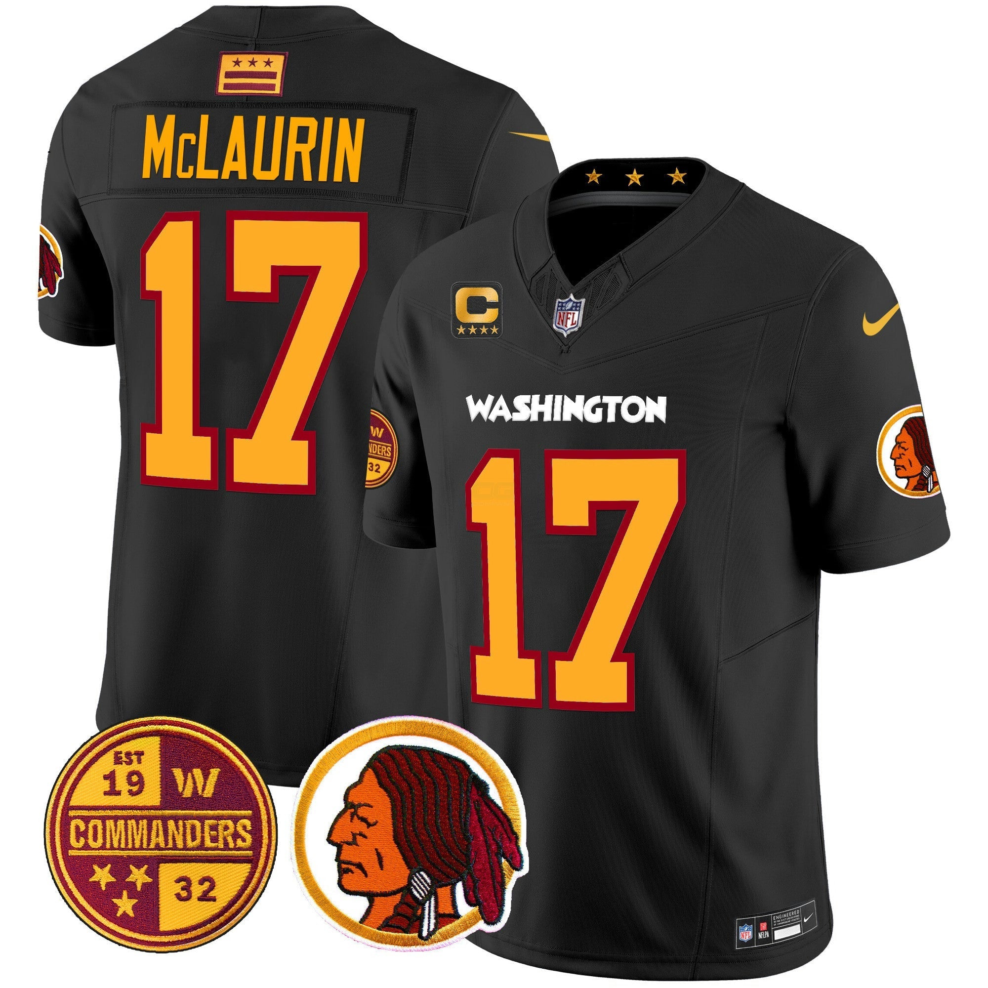 Camisa NFL Men’s Washington Half Redskins & Vapor Limited Jersey