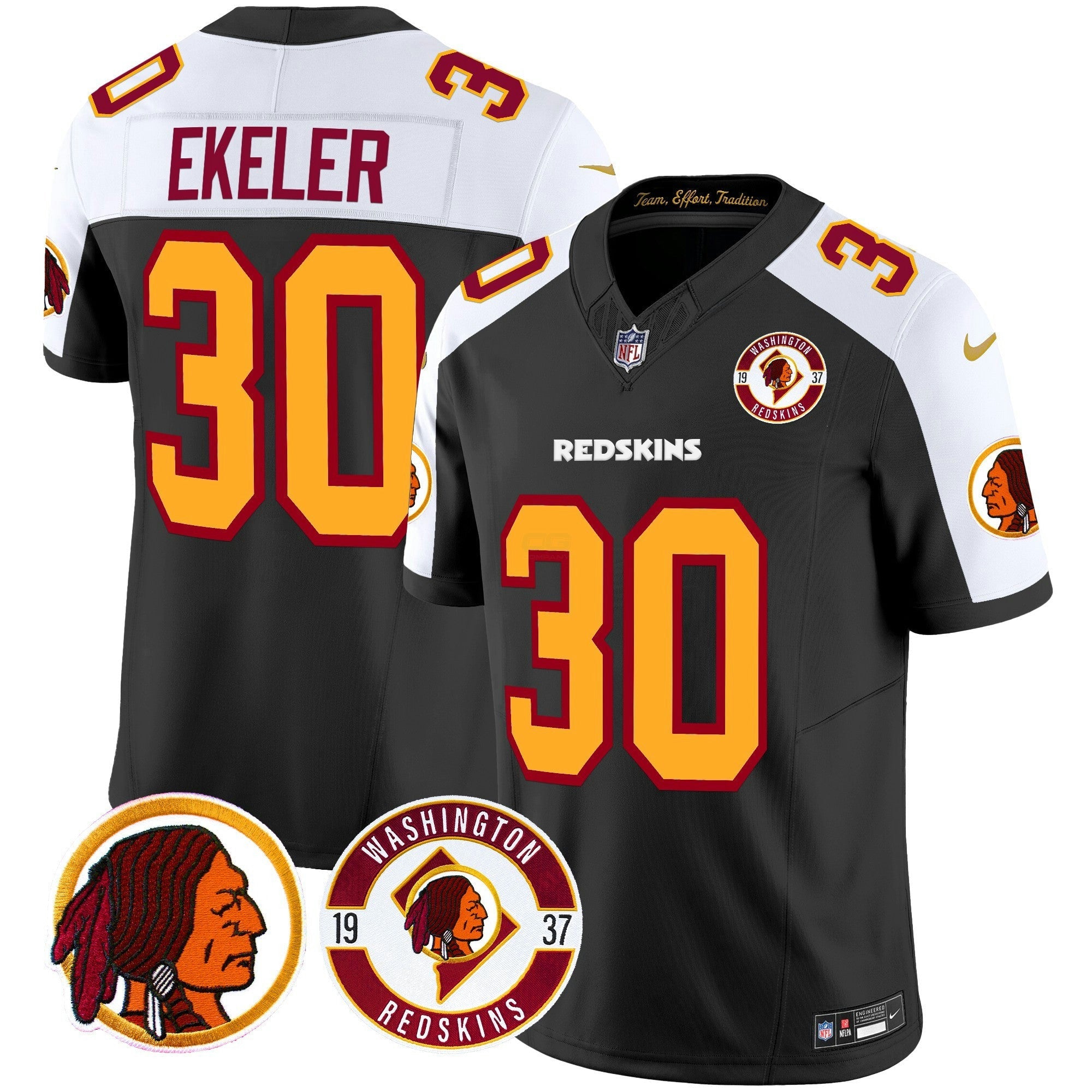 Camisa NFL Men’s Washington Redskins 2024 Vapor Limited Jersey – Est. 1937 Patch
