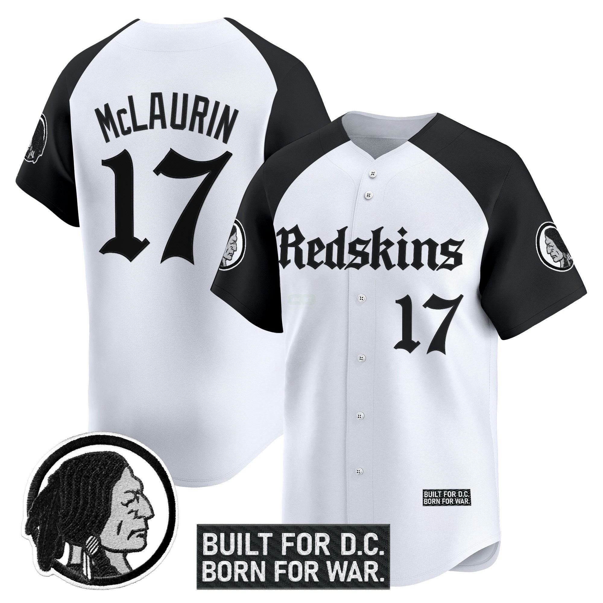Camisa NFL Men’s Washington Redskins ‘Gothic Capital Edition’ Vapor Jersey