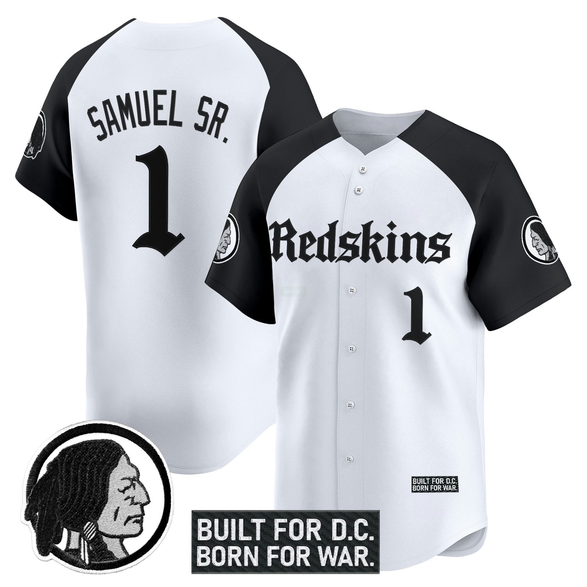 Camisa NFL Men’s Washington Redskins ‘Gothic Capital Edition’ Vapor Jersey