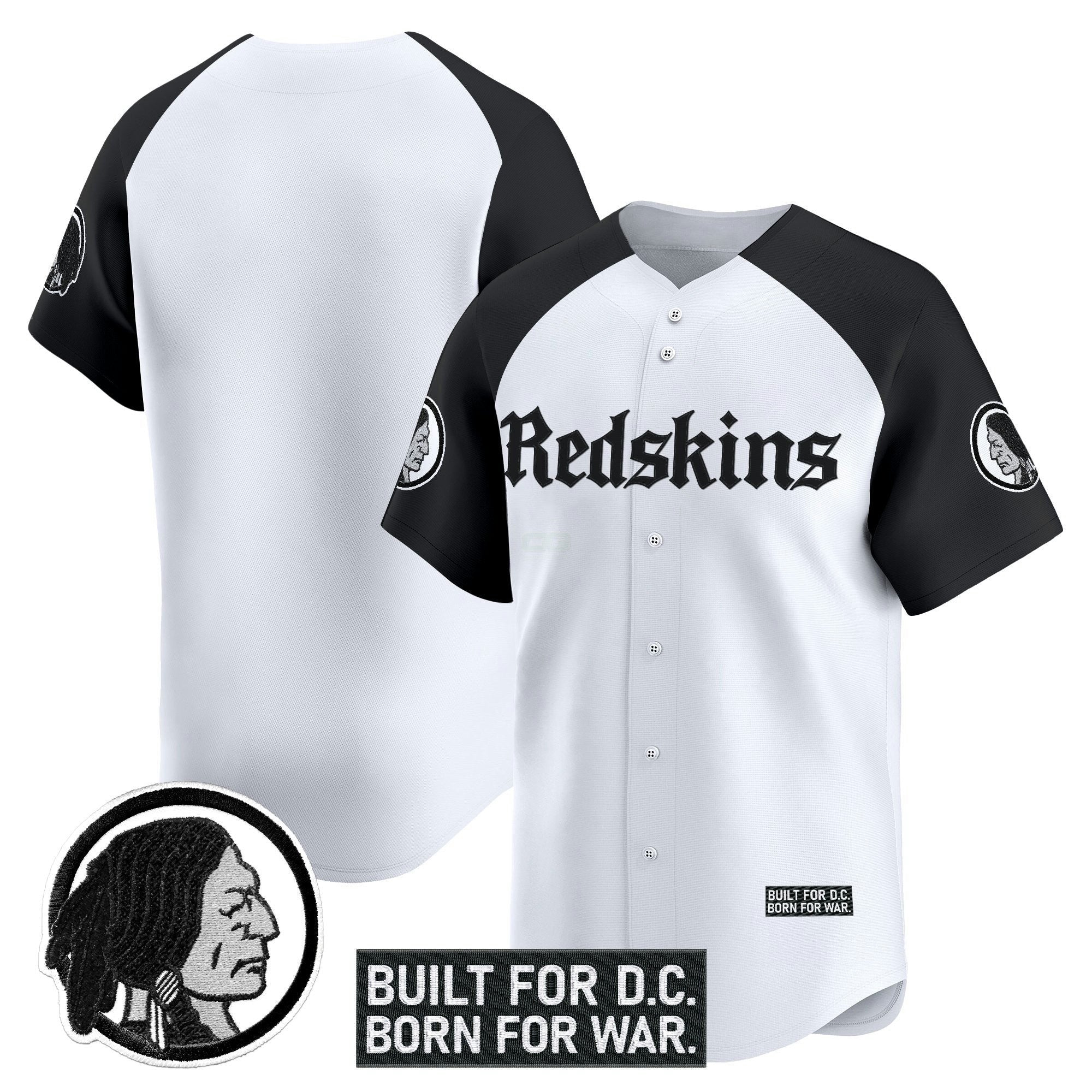 Camisa NFL Men’s Washington Redskins ‘Gothic Capital Edition’ Vapor Jersey
