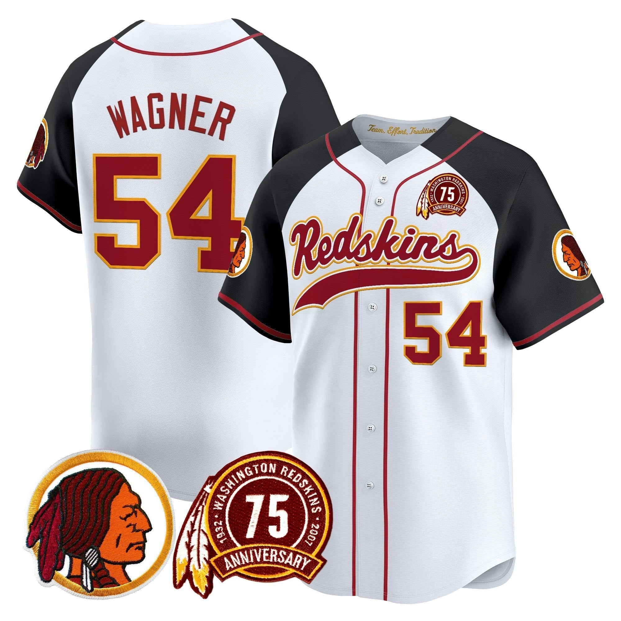 Camisa NFL Men’s Washington Redskins Throwback Vapor Jersey