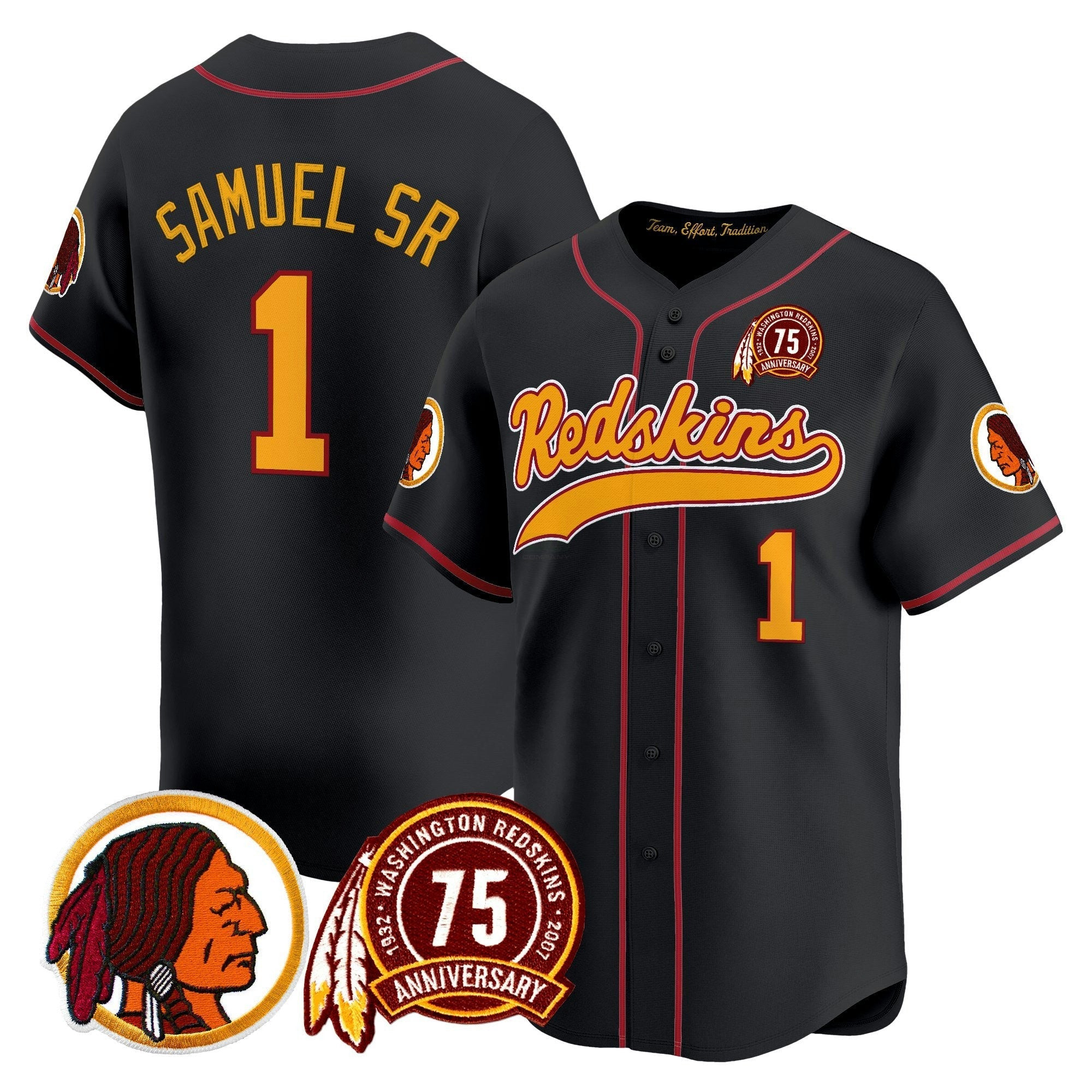 Camisa NFL Men’s Washington Redskins Throwback Vapor Jersey