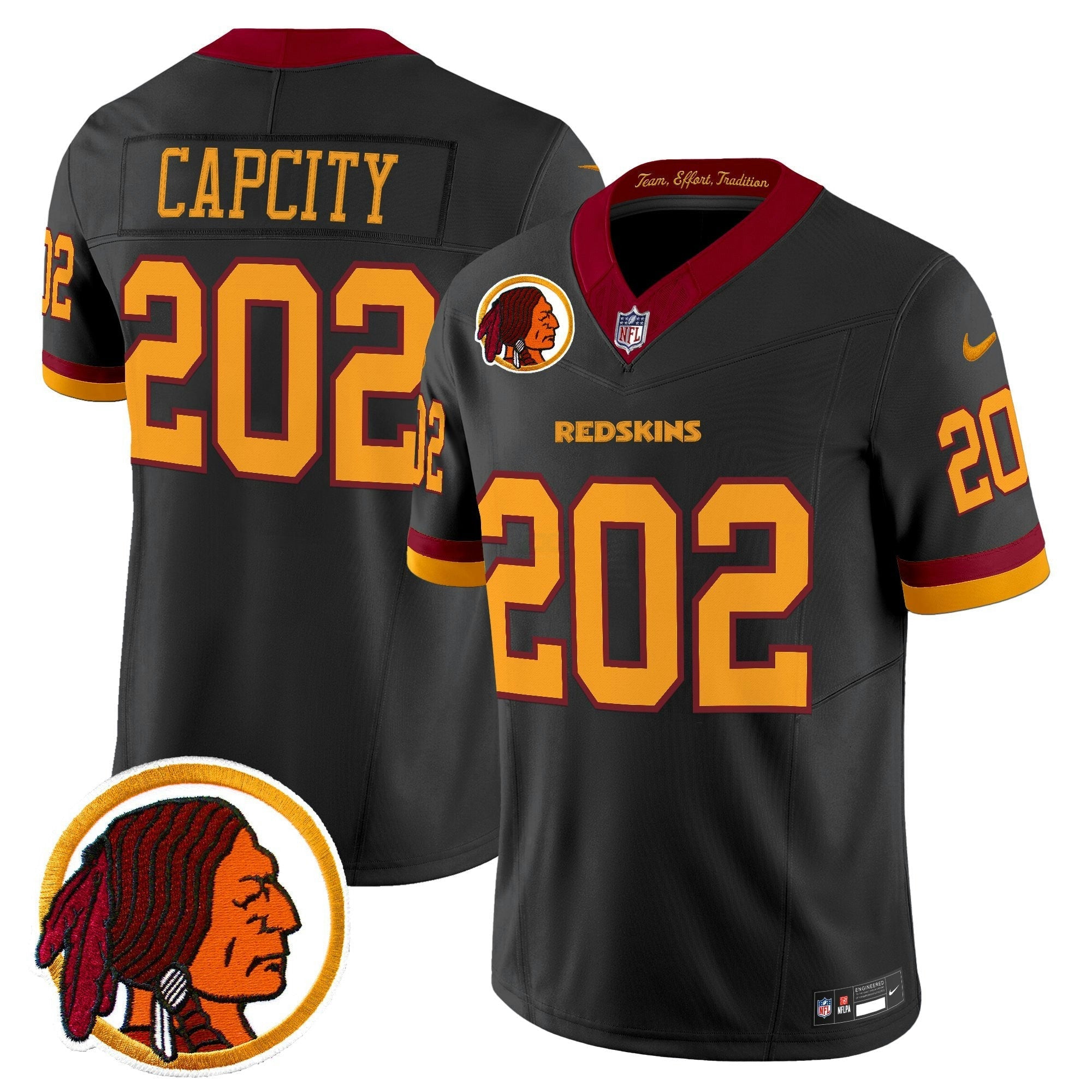 Camisa NFL Men’s Washington Redskins Throwback Vapor Limited Jersey V2