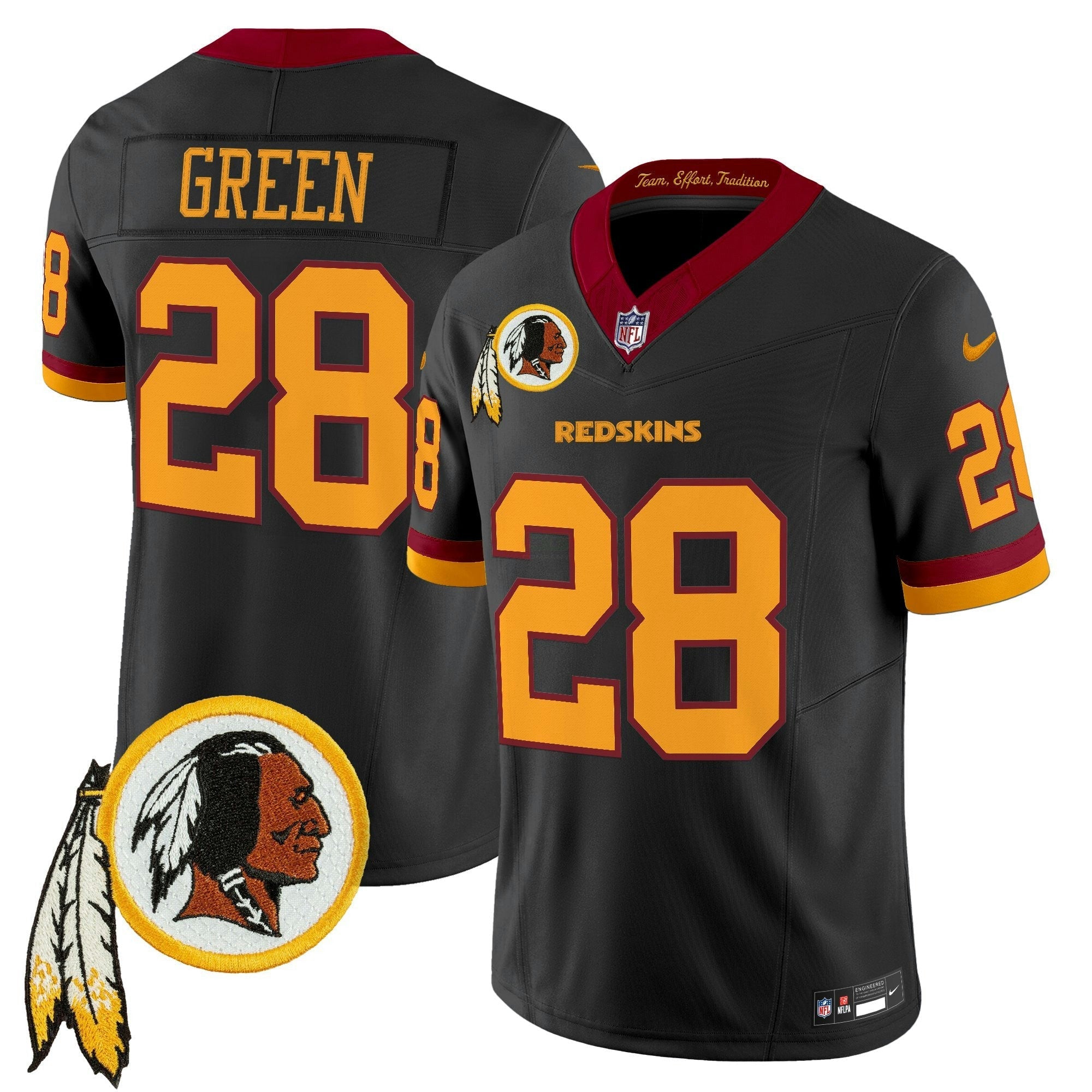 Camisa NFL Men’s Washington Redskins Throwback Vapor Limited Jersey V3