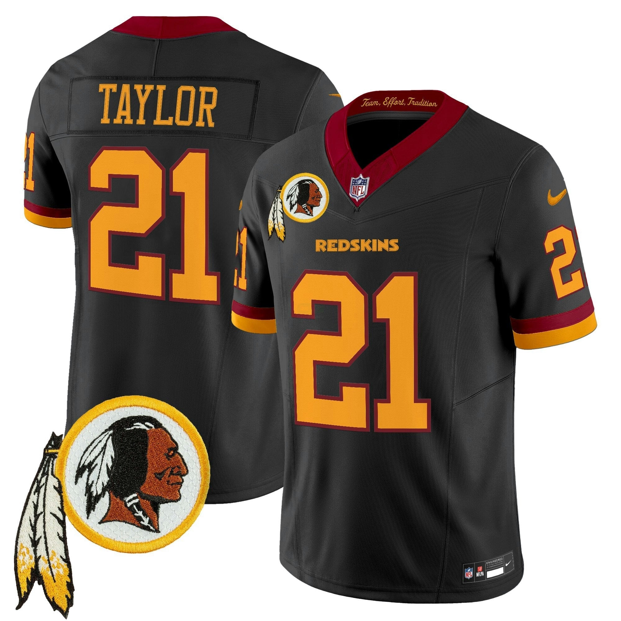 Camisa NFL Men’s Washington Redskins Throwback Vapor Limited Jersey V3