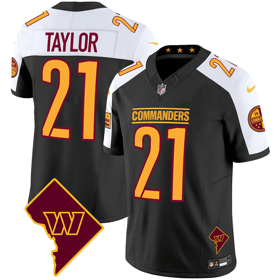 Camisa NFL Men’s Washington Washington DC Map Patch Jersey