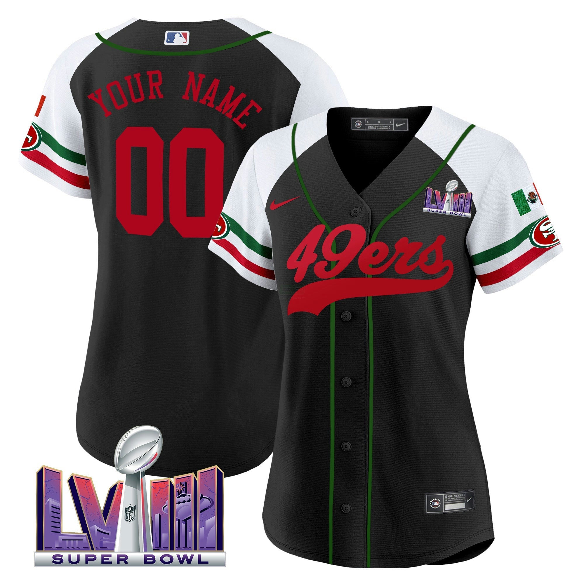 Camisa NFL Mexico Super Bowl LVIII Patch Jersey