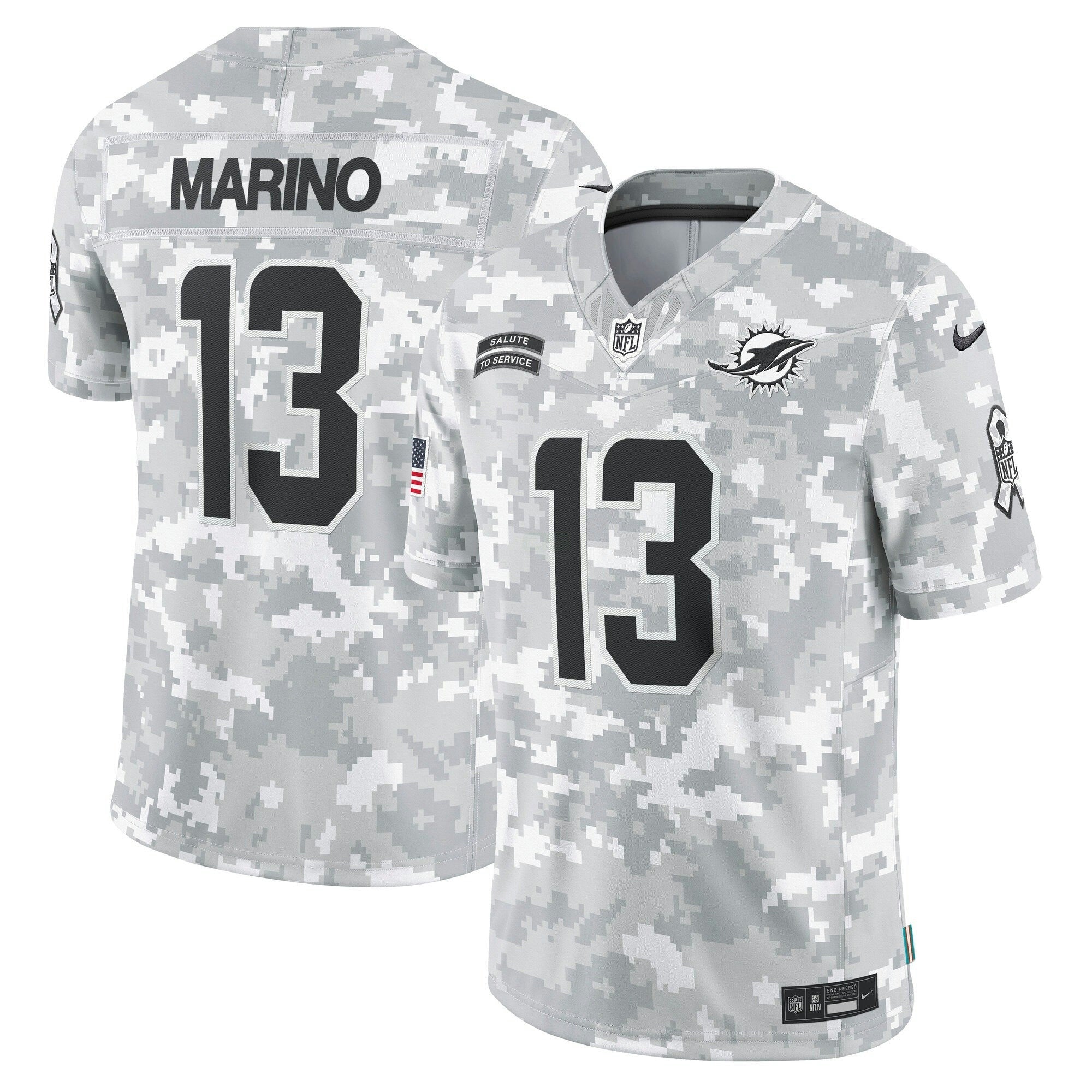 Camisa NFL Miami 2024 Salute to Service Vapor Limited Jersey – Arctic Camo