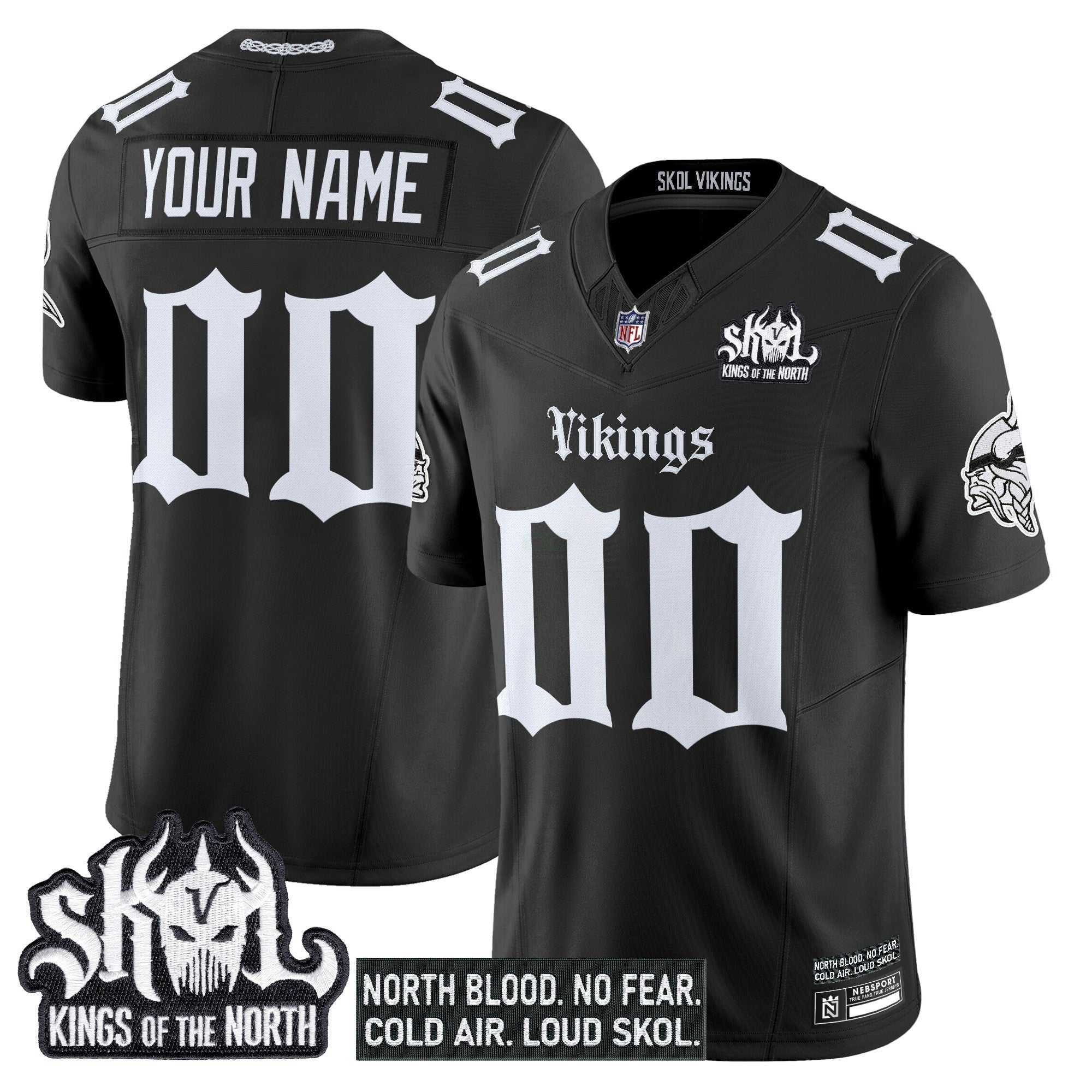 Camisa NFL Minnesota ‘Gothic Norseblood Edition’ Vapor Limited Jersey