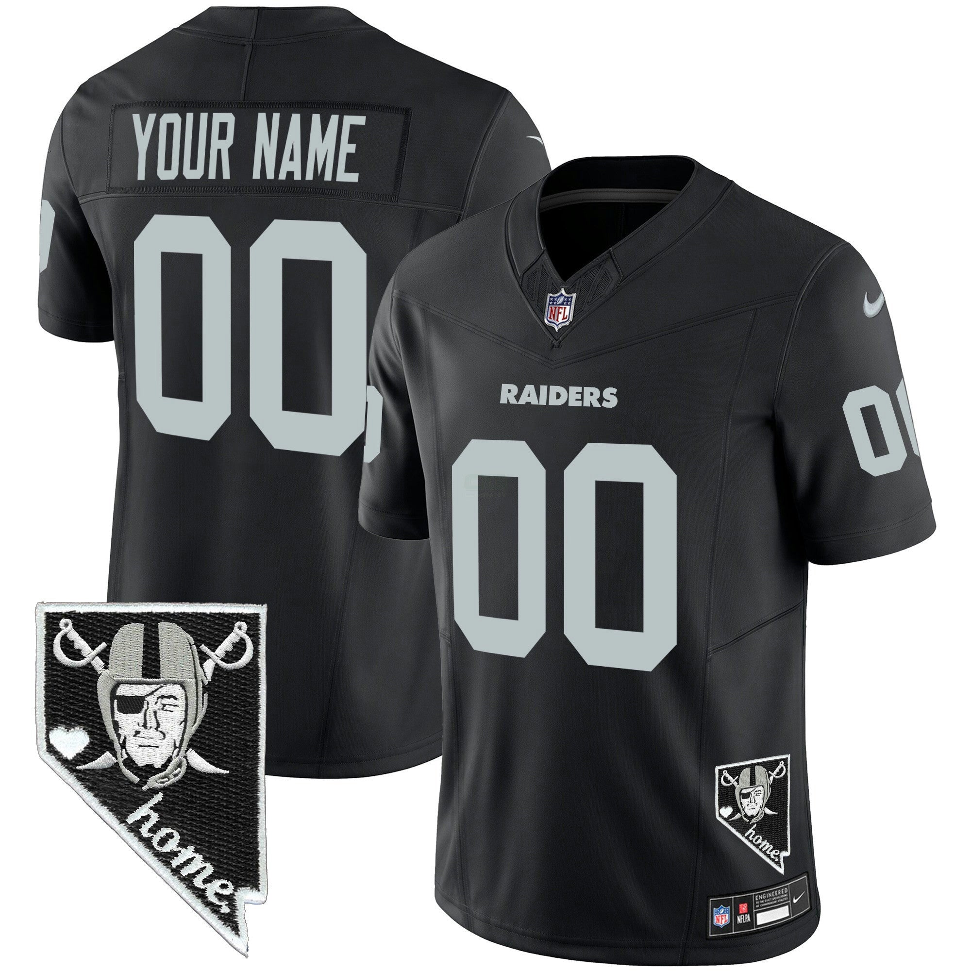 Camisa NFL Nevada Home Patch Vapor Jersey