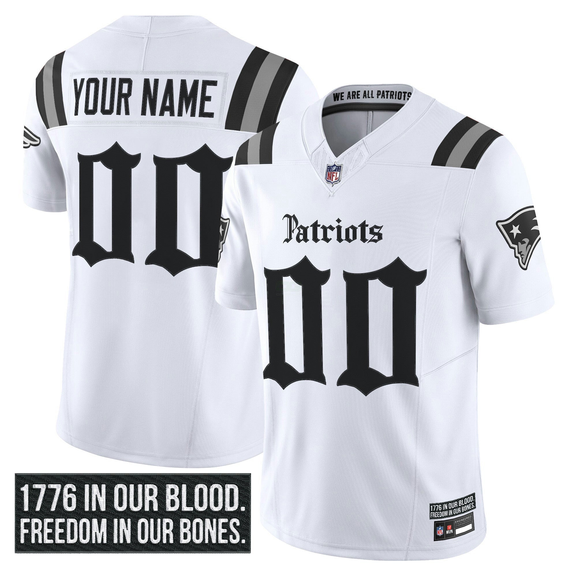 Camisa NFL New England ‘Gothic Revolution Edition’ Vapor Limited Jersey