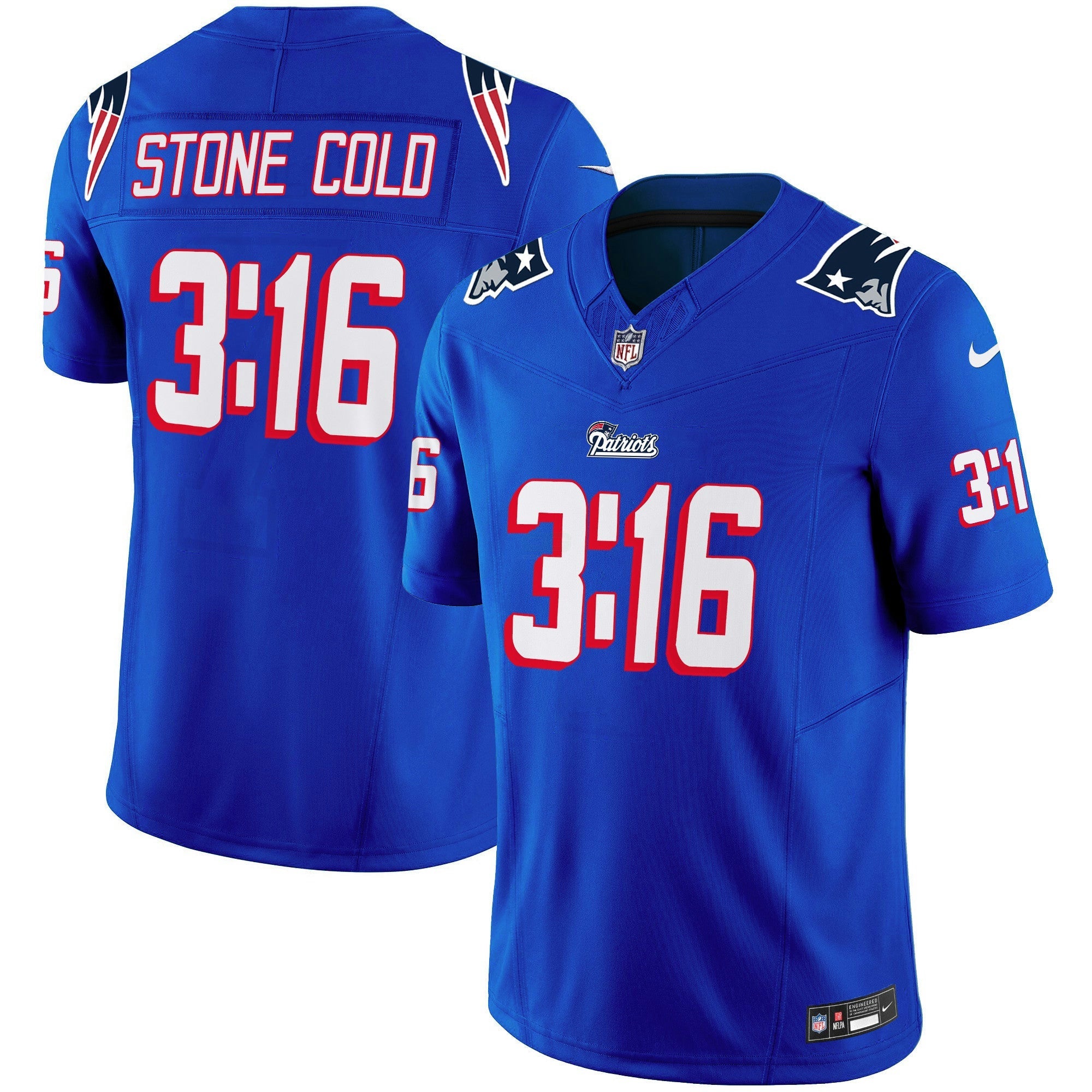 Camisa NFL New England Stone Cold Steve Austin Jersey