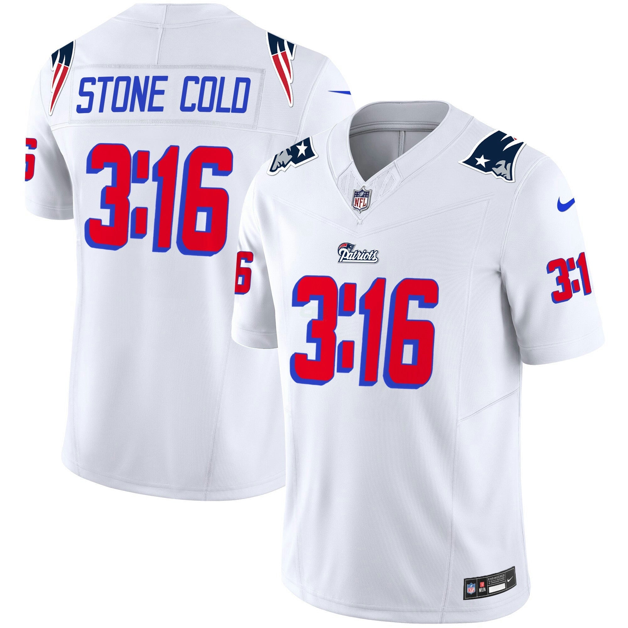 Camisa NFL New England Stone Cold Steve Austin Jersey