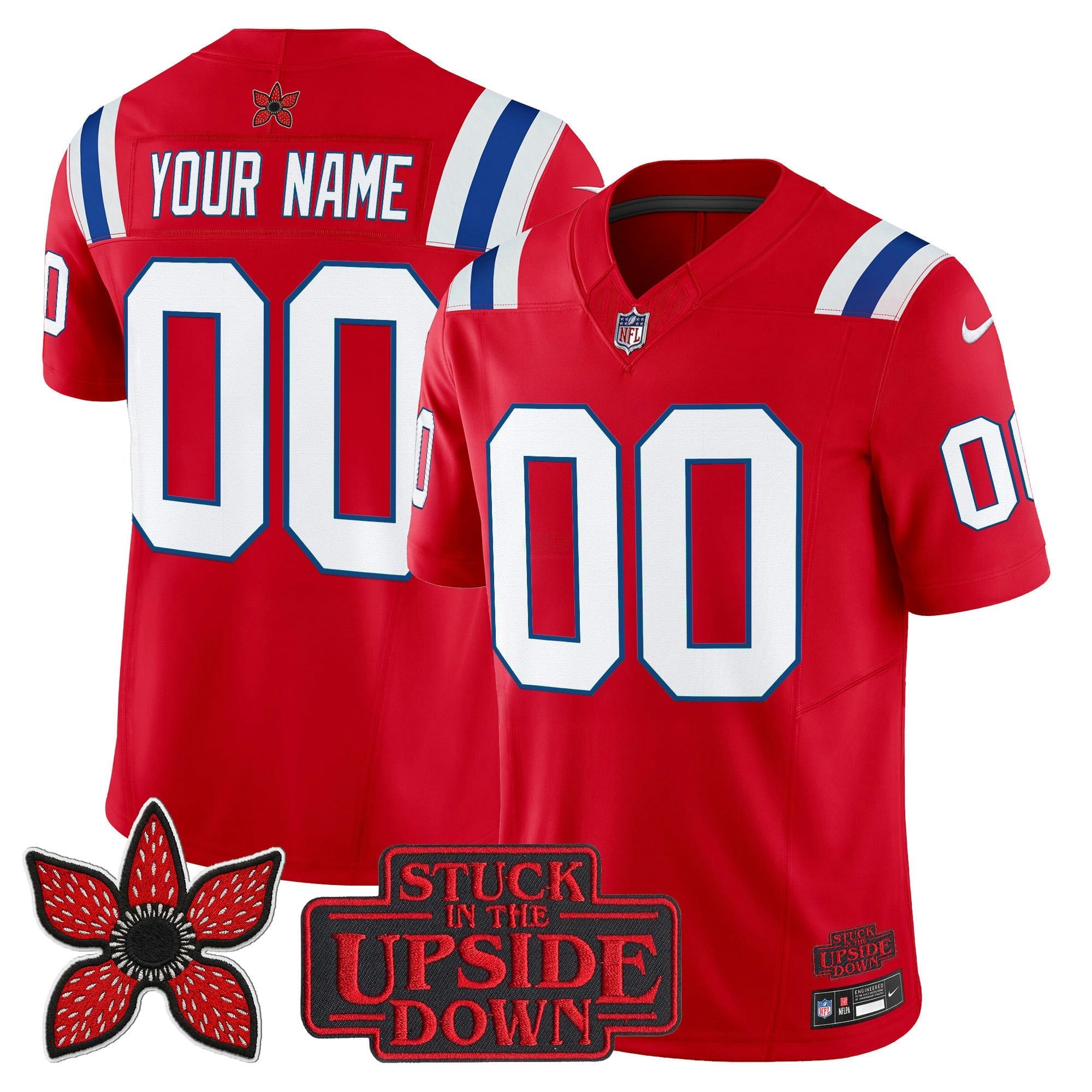 Camisa NFL New England ‘Stranger Things Edition’ Vapor Limited Jersey V2