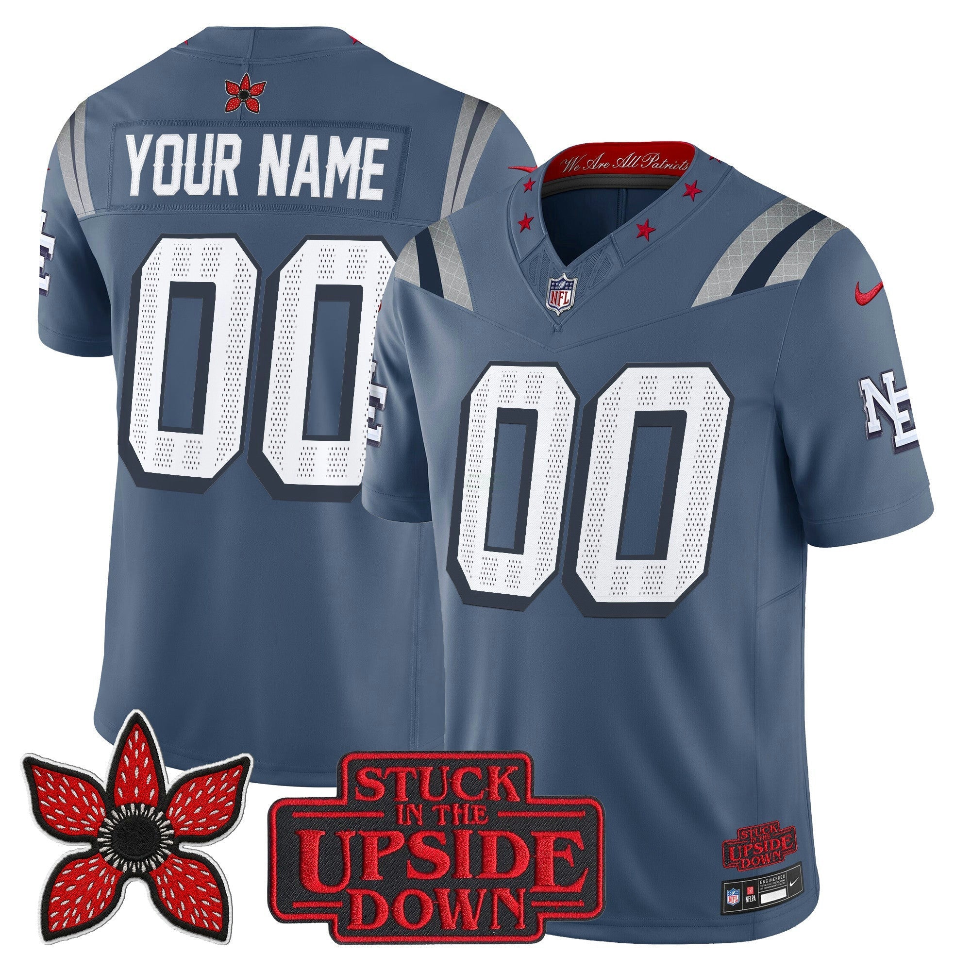 Camisa NFL New England ‘Stranger Things Edition’ Vapor Limited Jersey V2