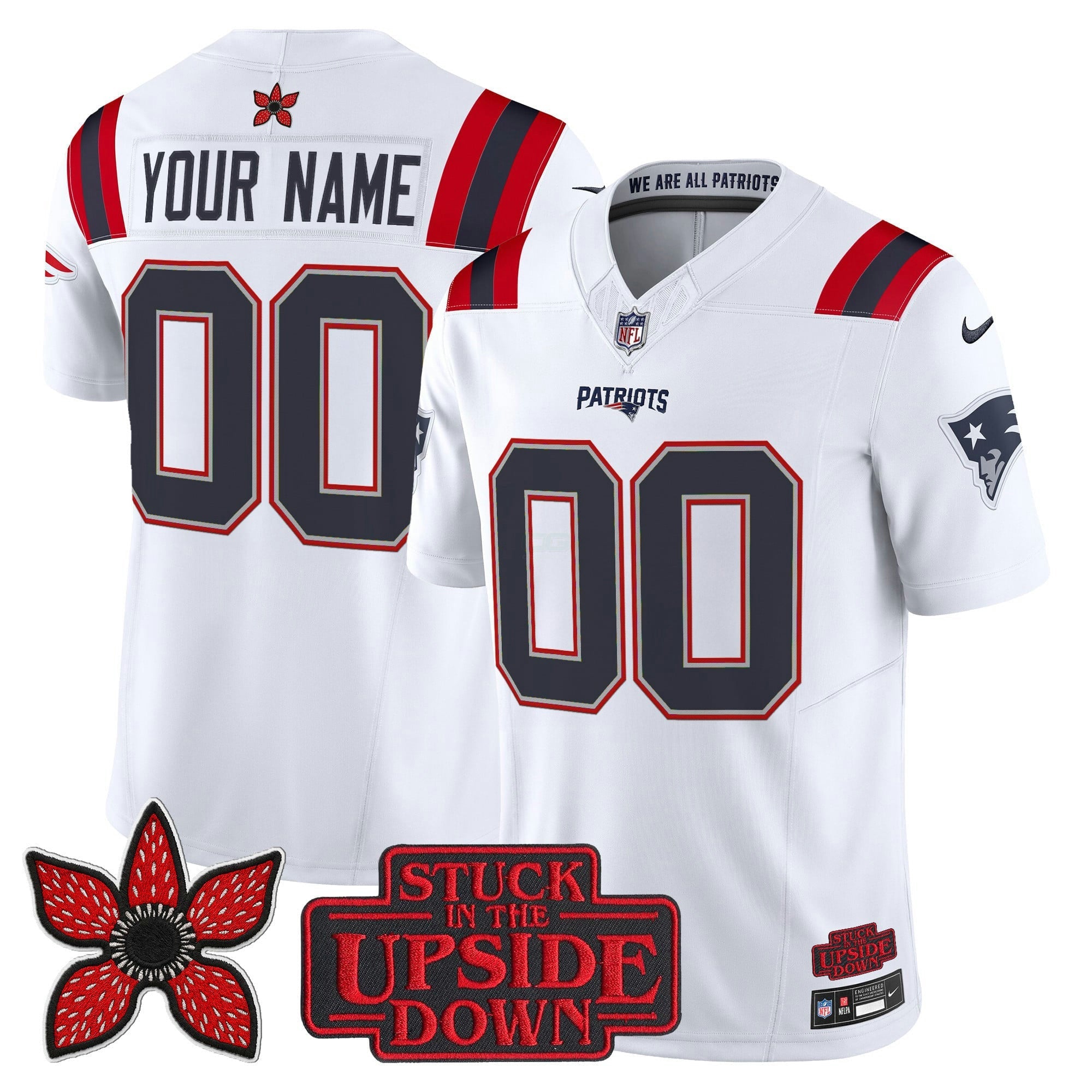 Camisa NFL New England ‘Stranger Things Edition’ Vapor Limited Jersey V2