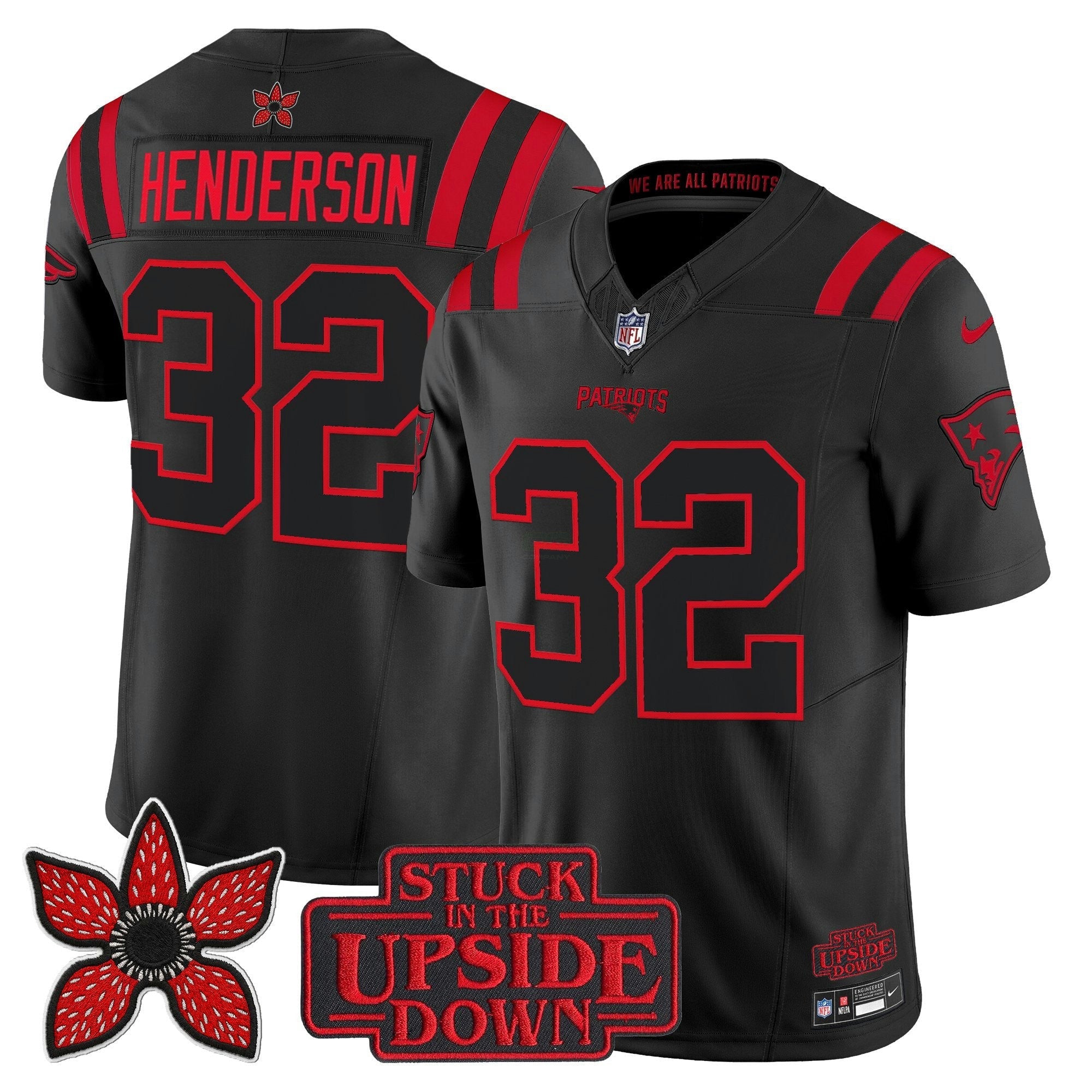 Camisa NFL New England ‘Stranger Things Edition’ Vapor Limited Jersey