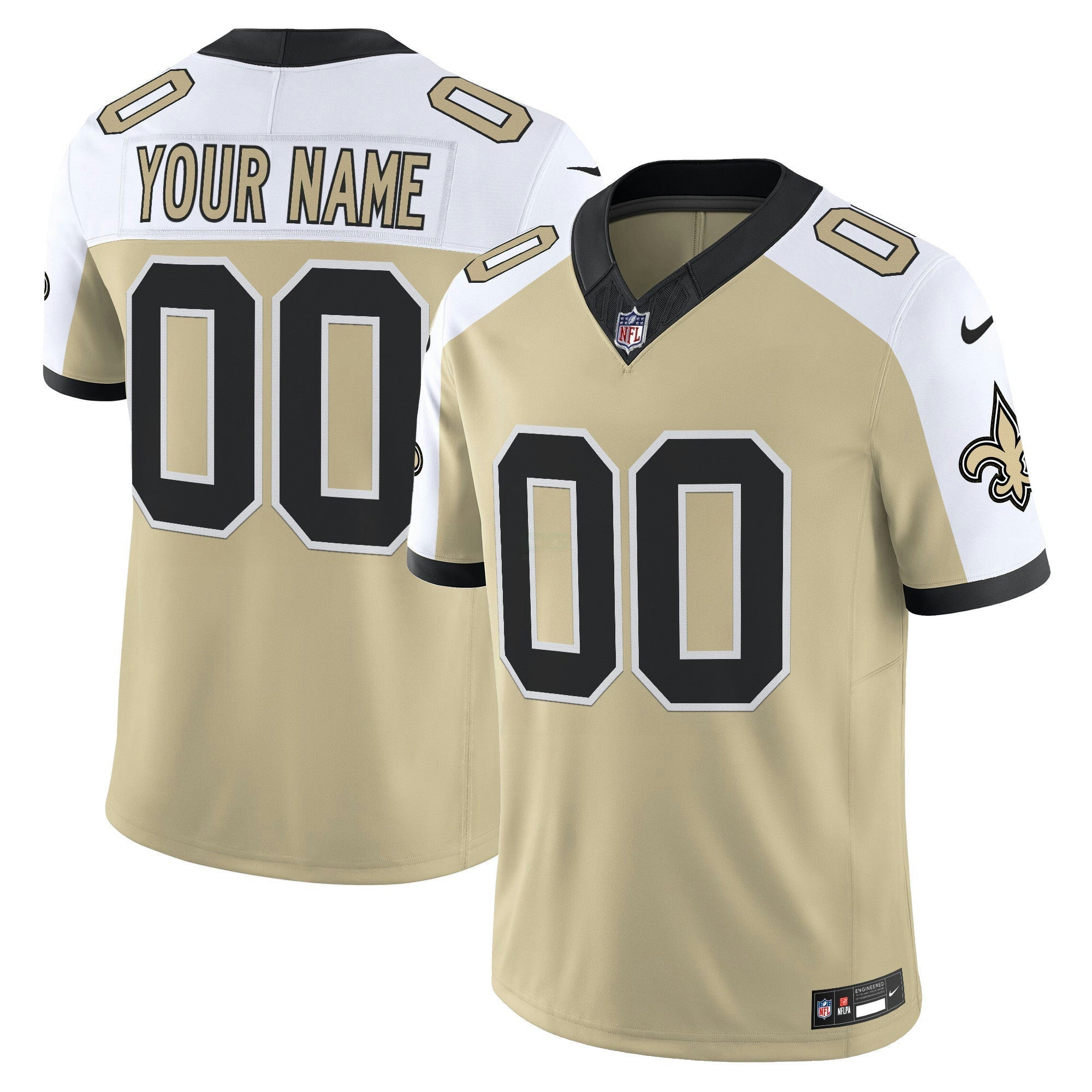 Camisa NFL New Orleans ‘Gameday Golds Edition’ Vapor Jersey