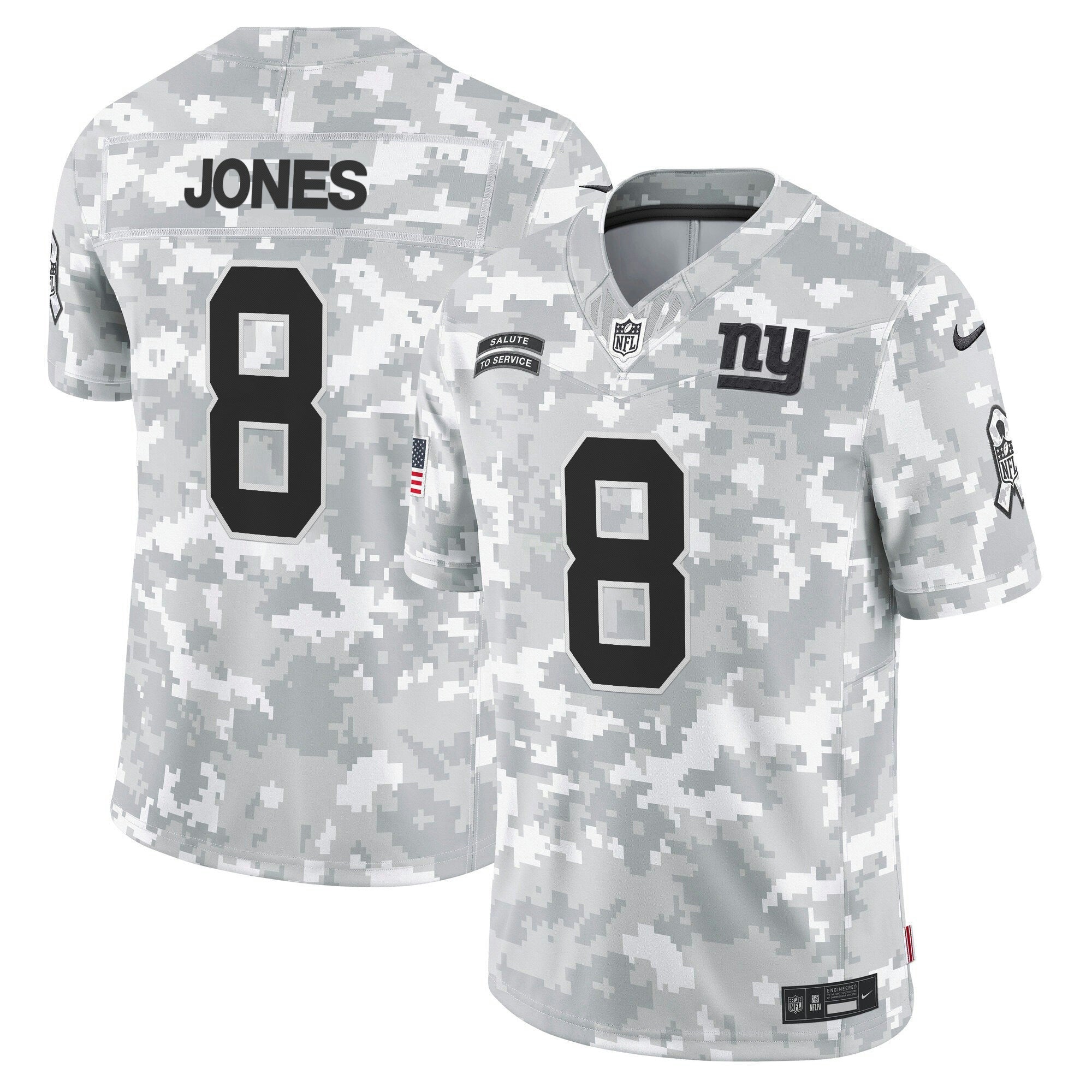 Camisa NFL New York 2024 Salute to Service Vapor Limited Jersey – Arctic Camo – All stitched